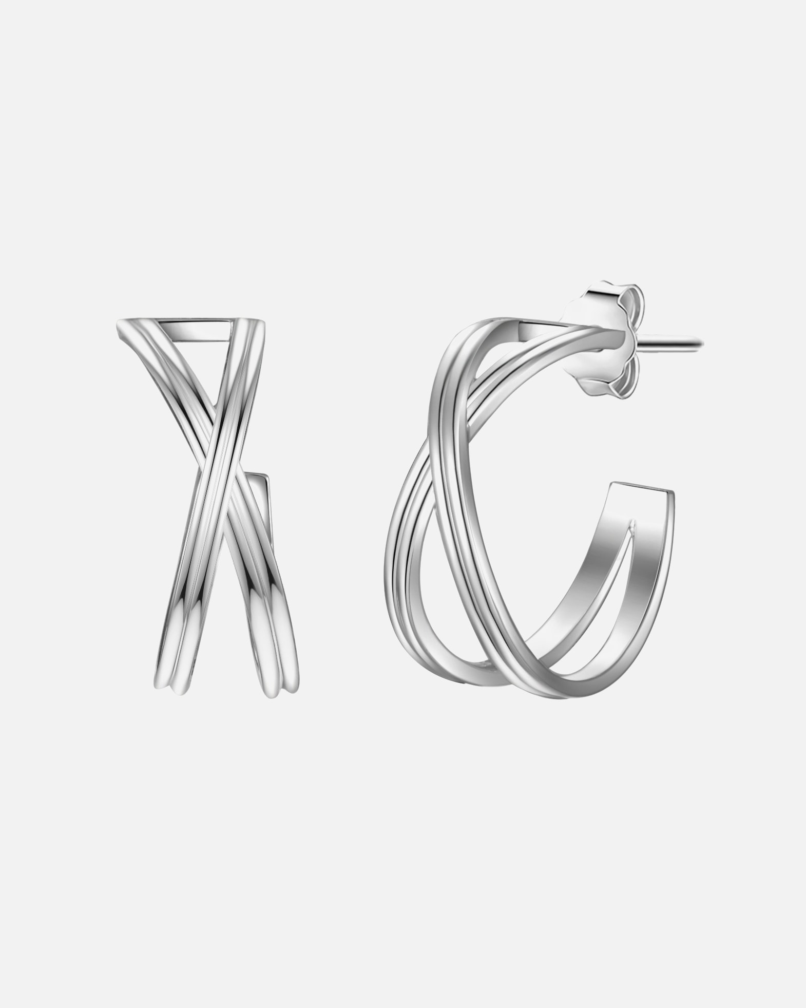 Kolczyki dla Kobieta Glanzstücke München Srebrne kolczyki sztyfty srebro wysokiej próby srebrny 15,7 mm