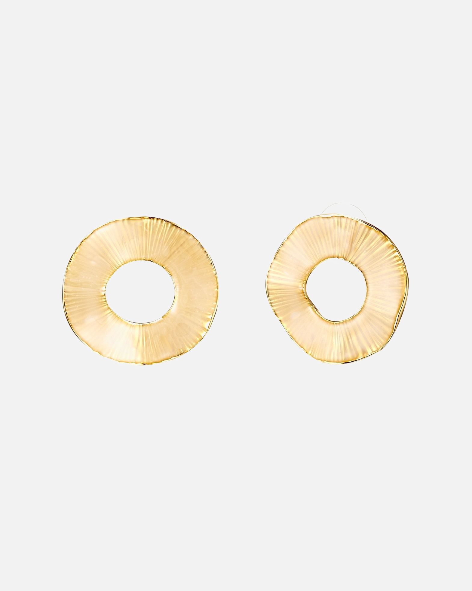 Kolczyki dla Kobieta Lulu & Jane Kolczyki Stop metali Żółte złoto 28,7 mm