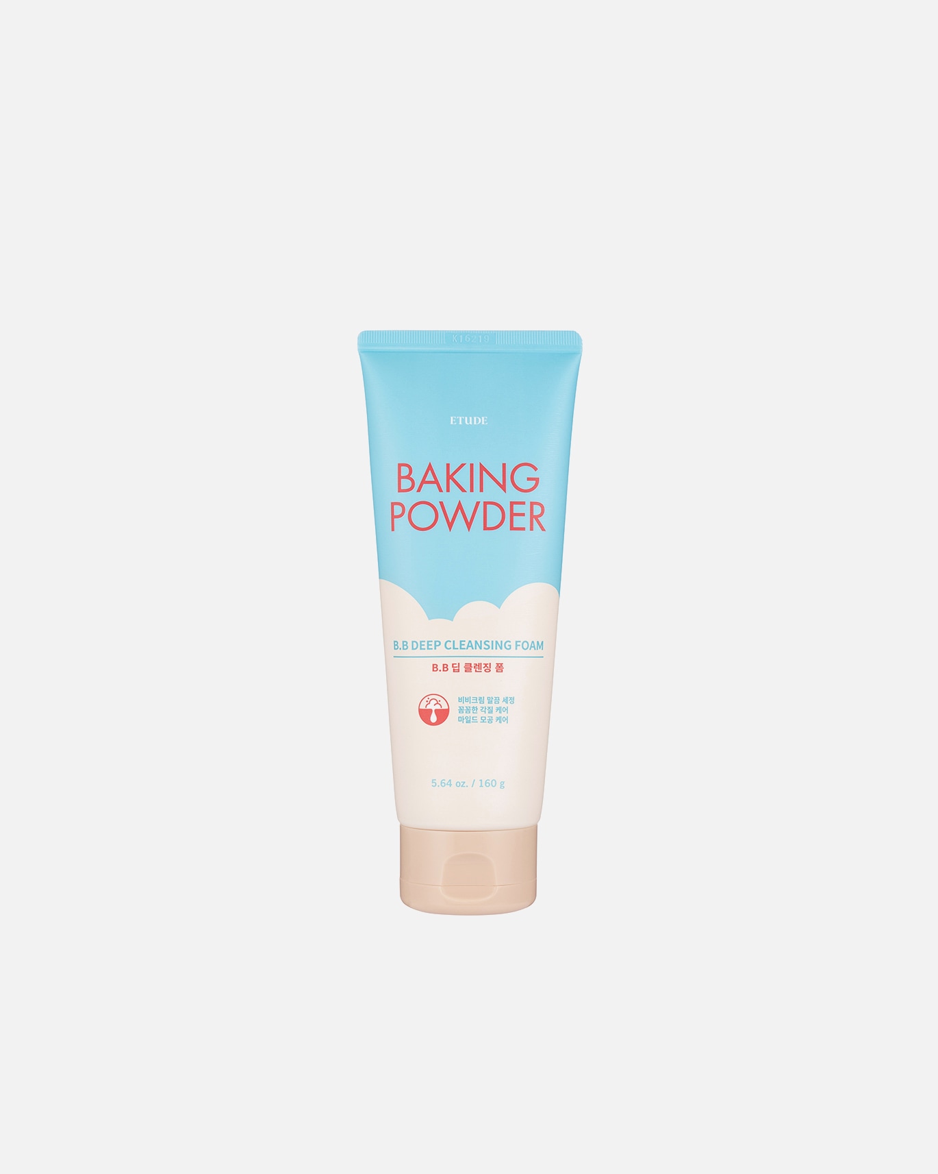Pianka do mycia twarzy dla Unisex ETUDE HOUSE Baking Powder BB Deep Cleansing Foam 160 g