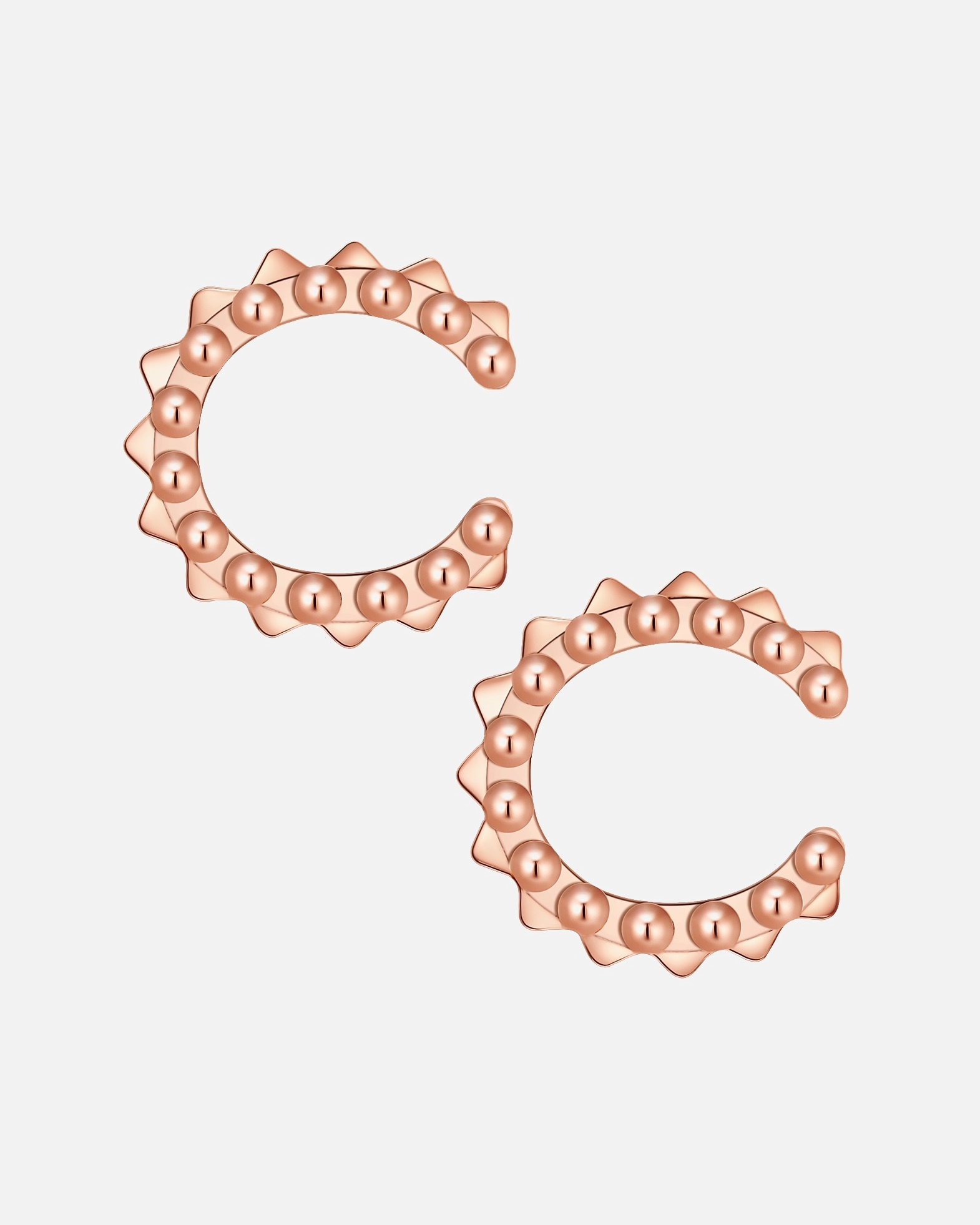 Kolczyki dla Kobieta Lulu & Jane Kolczyki Mosiadz Różowy złoty 13,1 mm