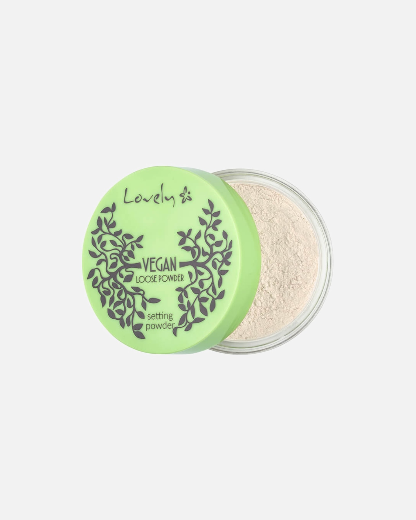 Puder dla Unisex Lovely Vegan Loose Powder Transparentny