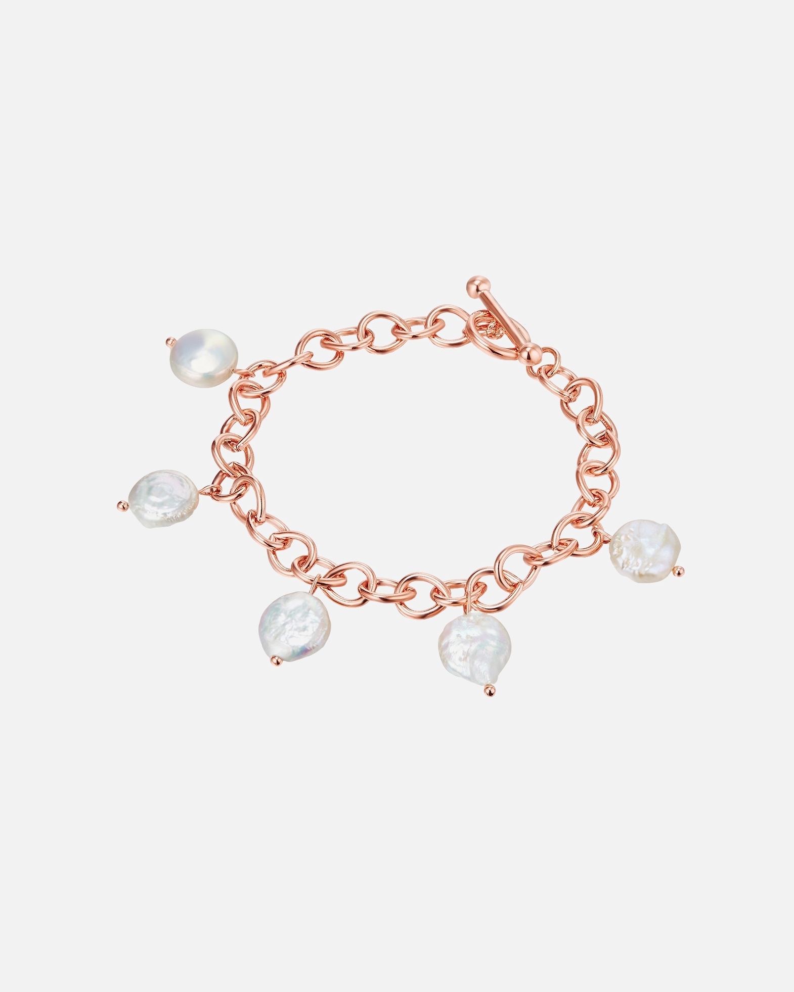 Bransoletka dla Kobieta Bransoletka z Mosiadz w Różowy złoty 19,0 cm