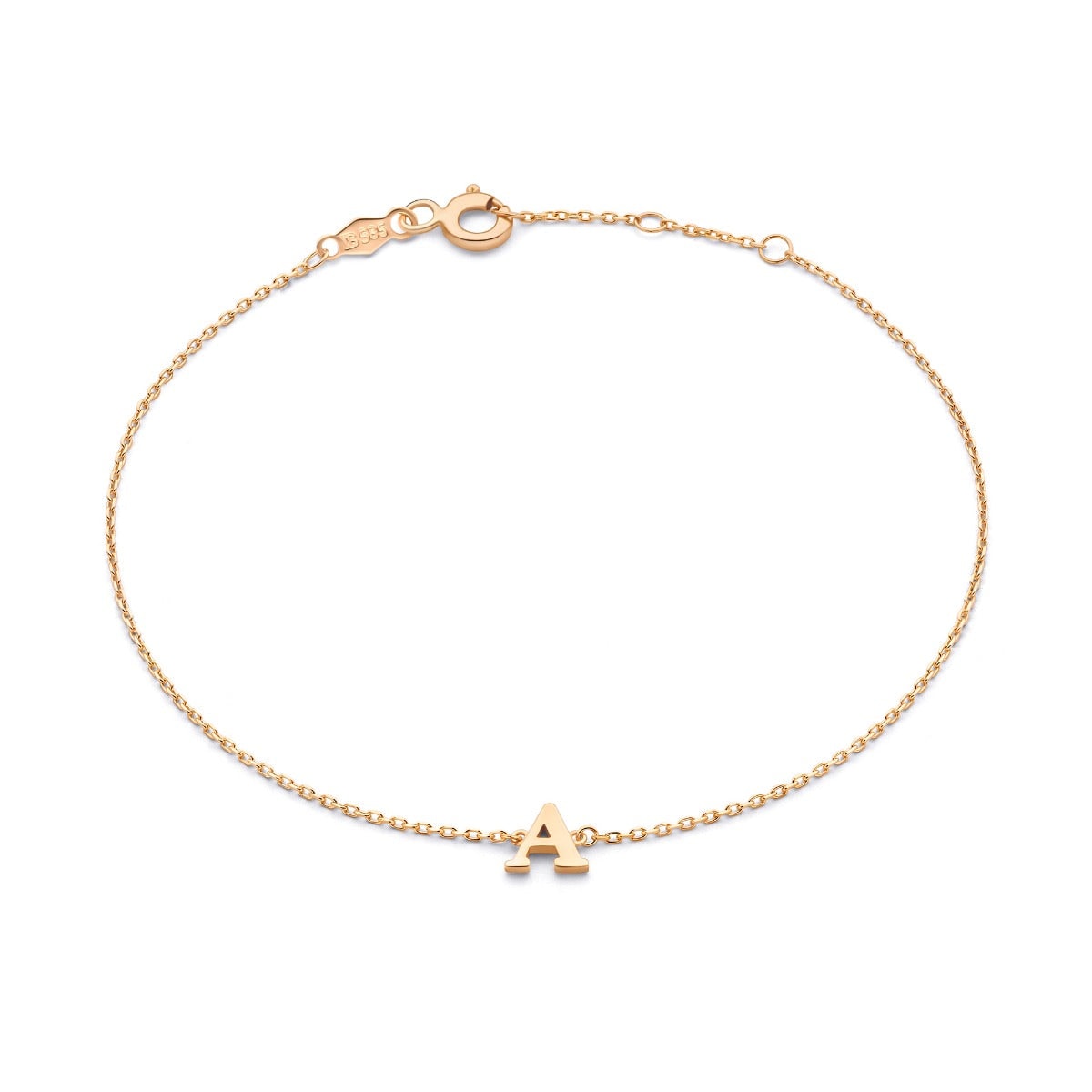 Isabel Bernard La Concorde Rachel 14 Karat | Roségold Initiale Armband IB320042-Z
