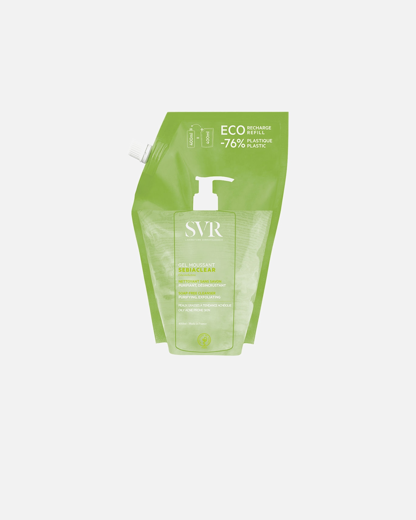 Żel pod prysznic dla Unisex SVR SEBIACLEAR żel myjący uzupełniający 400 ml
