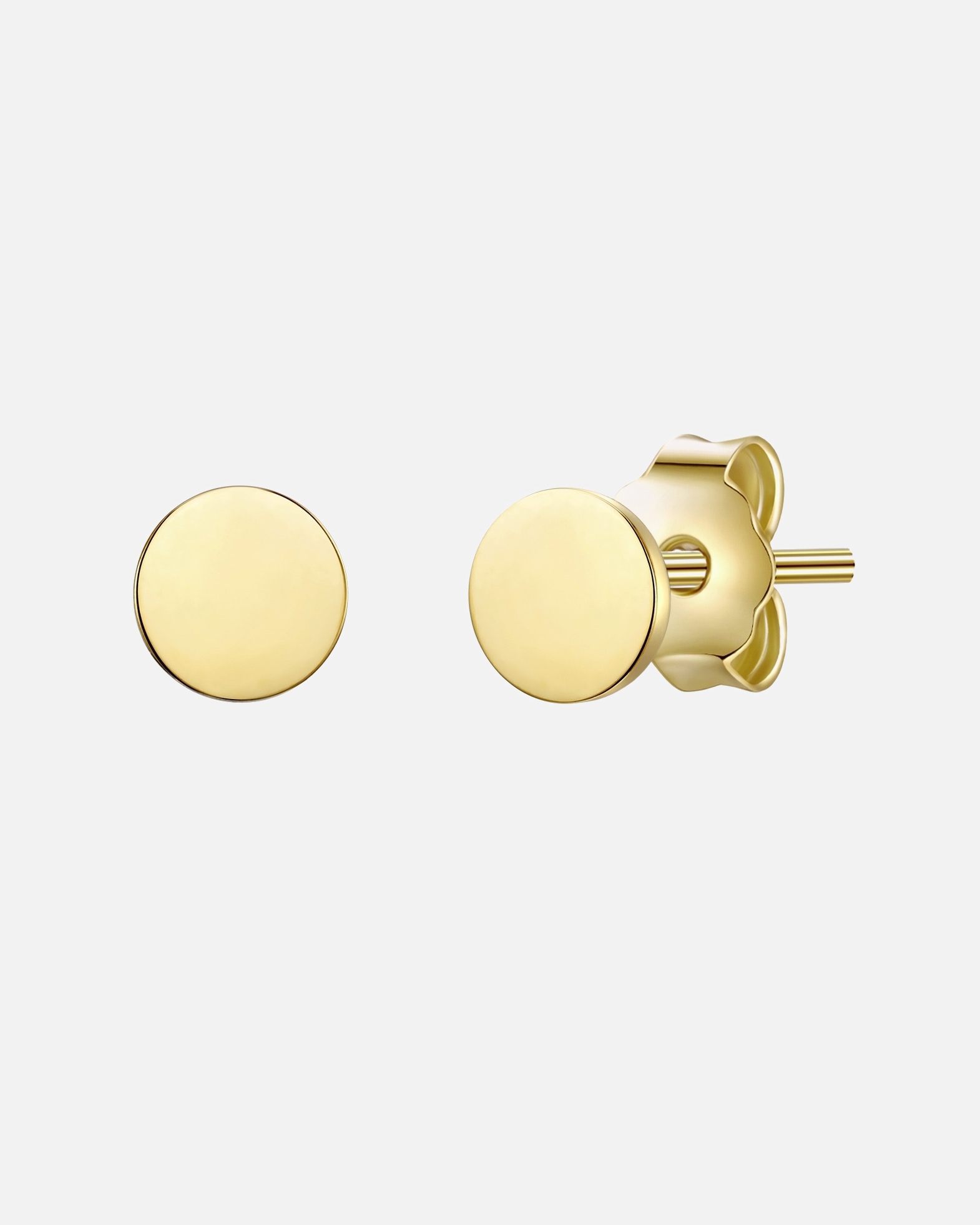 Kolczyki dla Kobieta Lulu & Jane Kolczyki Mosiadz Żółte złoto 3,8 mm