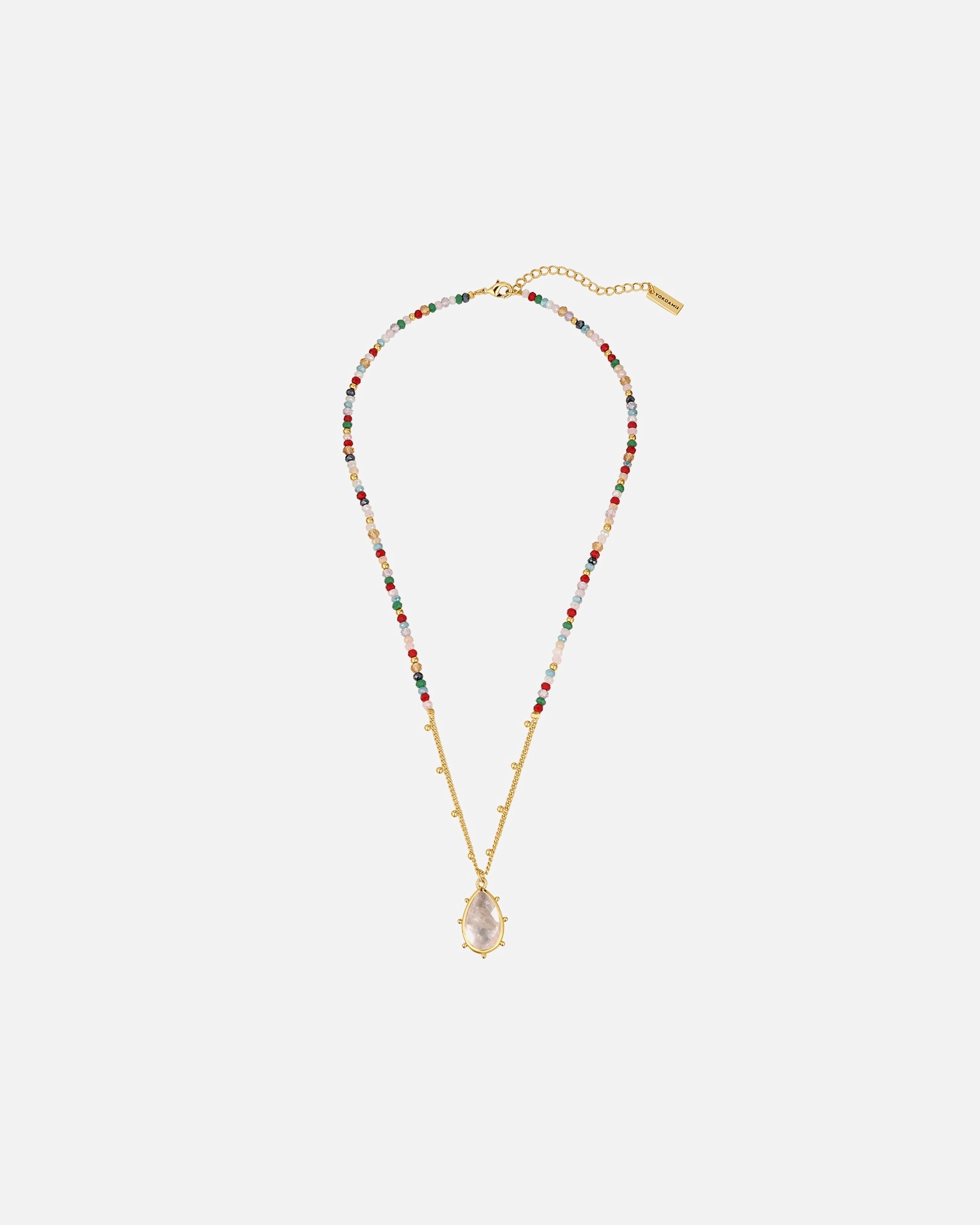 Naszyjnik dla Kobieta Yokoamii Łańcuszek Mosiadz Żółte złoto 43,0 cm Basiskette + 5,0 cm Verlängerung