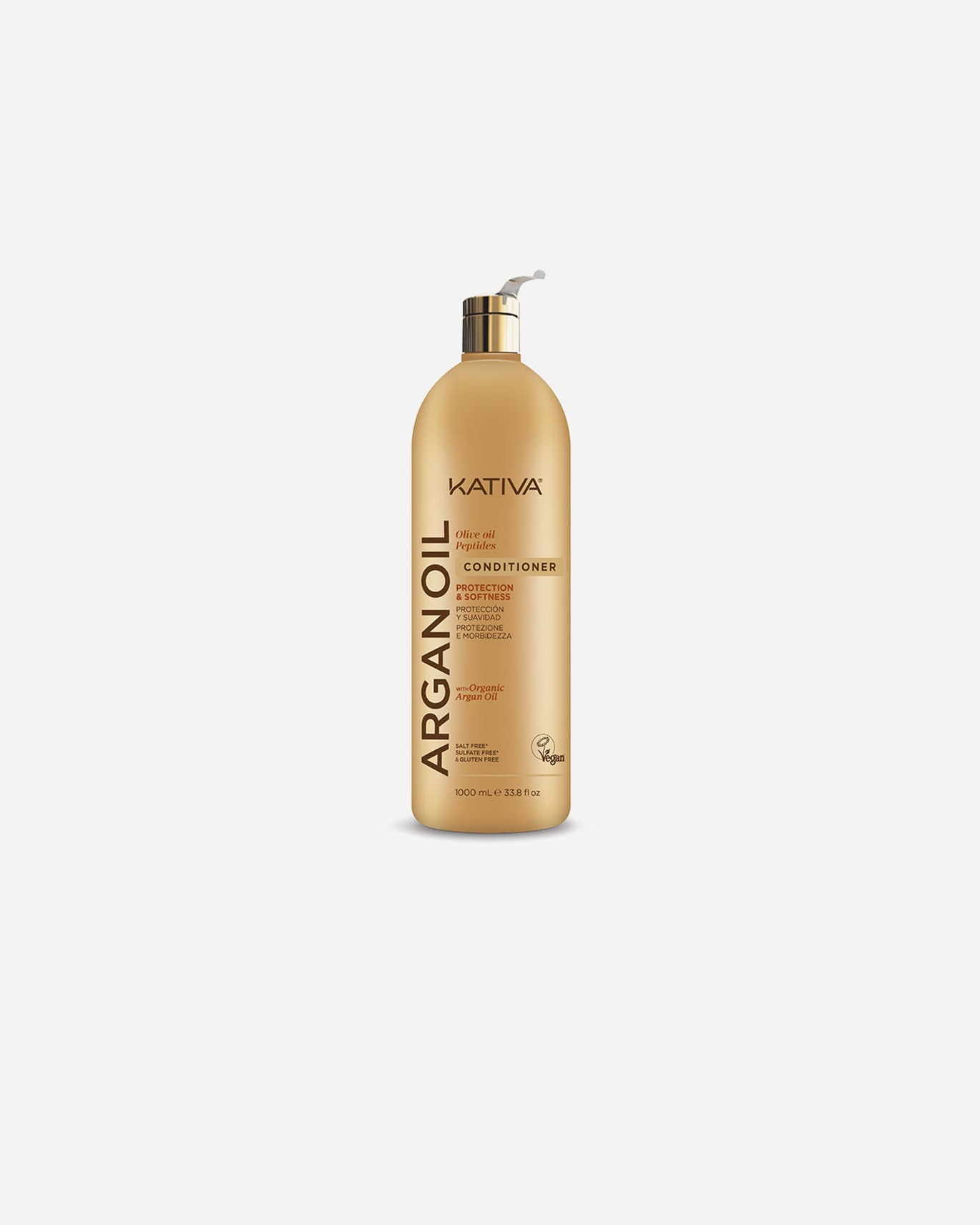 Odżywka do włosów do spłukiwania dla Kobieta Kativa Odżywka naprawcza KATIVA ARGAN OIL 1000 ml