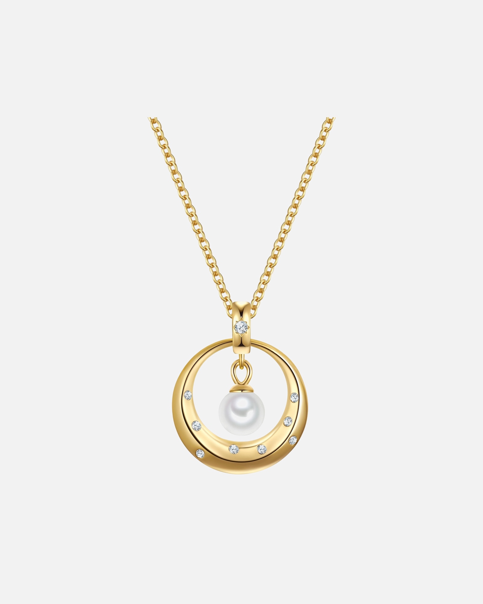 Naszyjnik dla Kobieta Łańcuszek z Srebro wysokiej próby w Żółte złoto 42,0 cm Basiskette + 5,0 cm Verlängerung