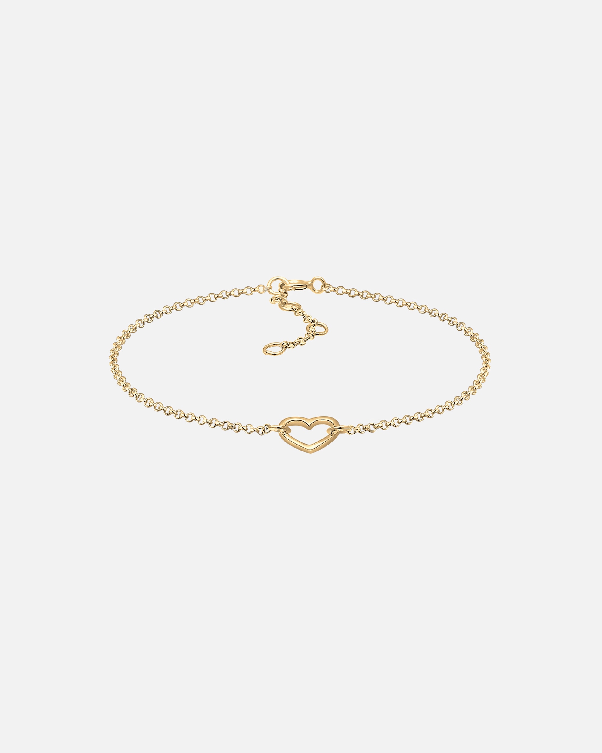Bransoletka dla Kobieta Elli Damski Symbol Serca Miłość filigranowy w srebrze 925 Sterling Silver goldfarben