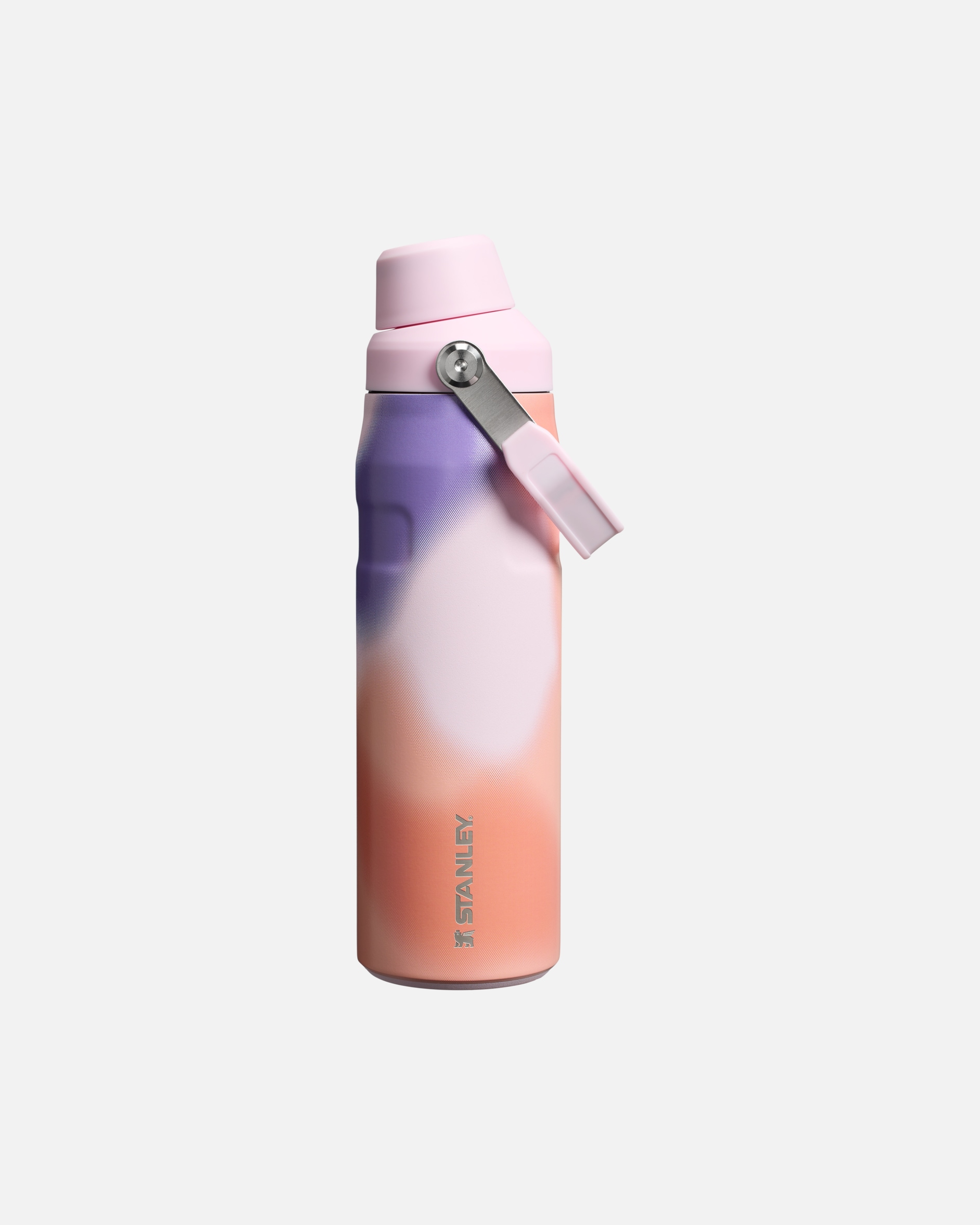 Bidon dla Unisex Stanley 1913 Izolowany próżniowo termos - 0,7L - THE ICEFLOW™ FAST FLOW BOTTLE Rose Petal Motion