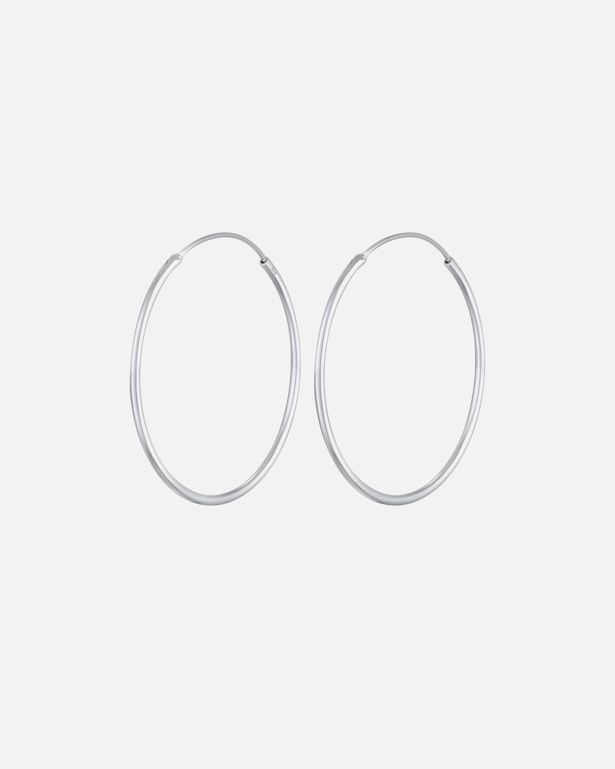 Kolczyki dla Kobieta Elli Damskie kolczyki kreole Basic Classic ze srebra próby 925 Sterling Silver silberfarben