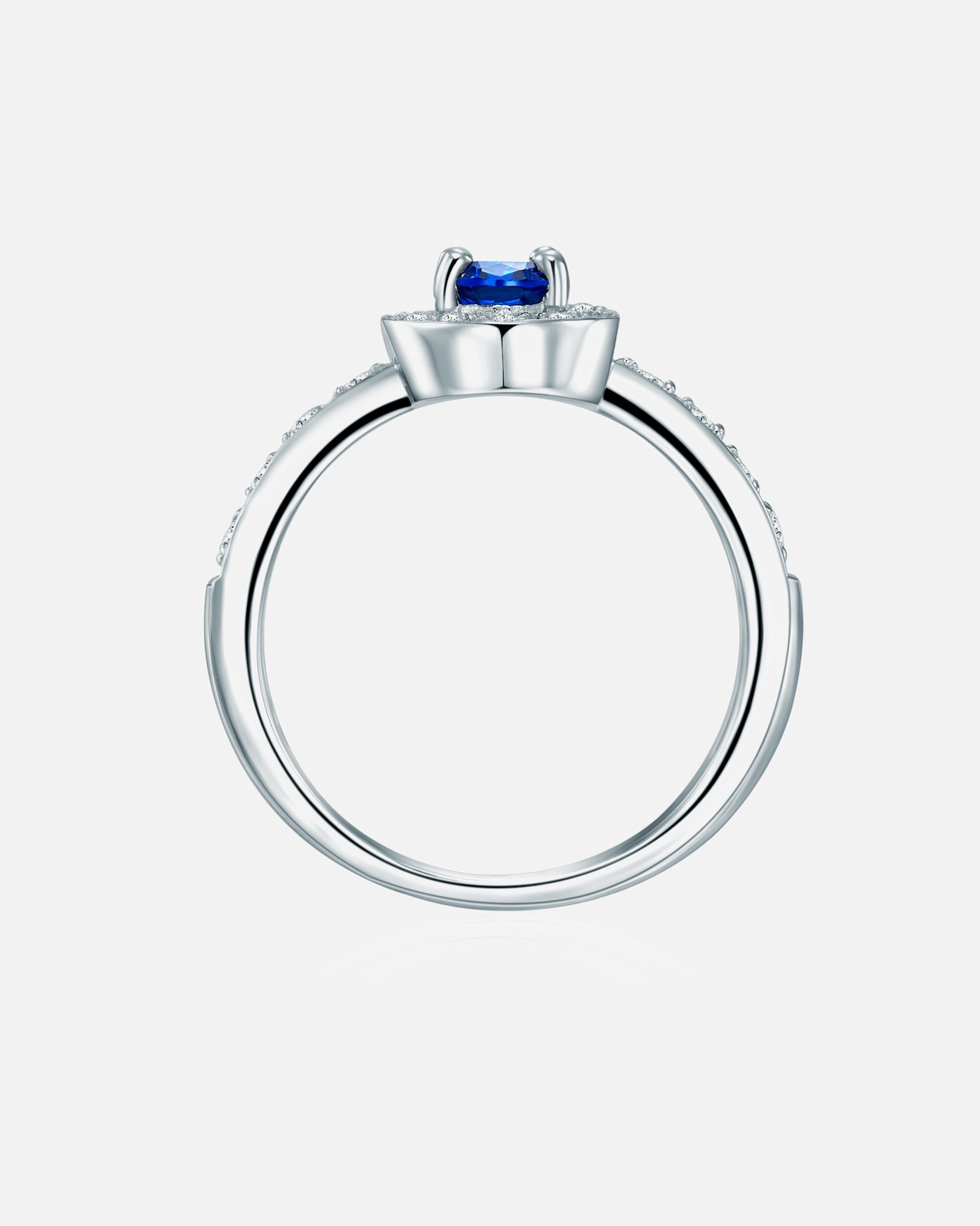 Pierścionek dla Kobieta Trilani Pierścionek z Srebro wysokiej próby w Srebrny 58