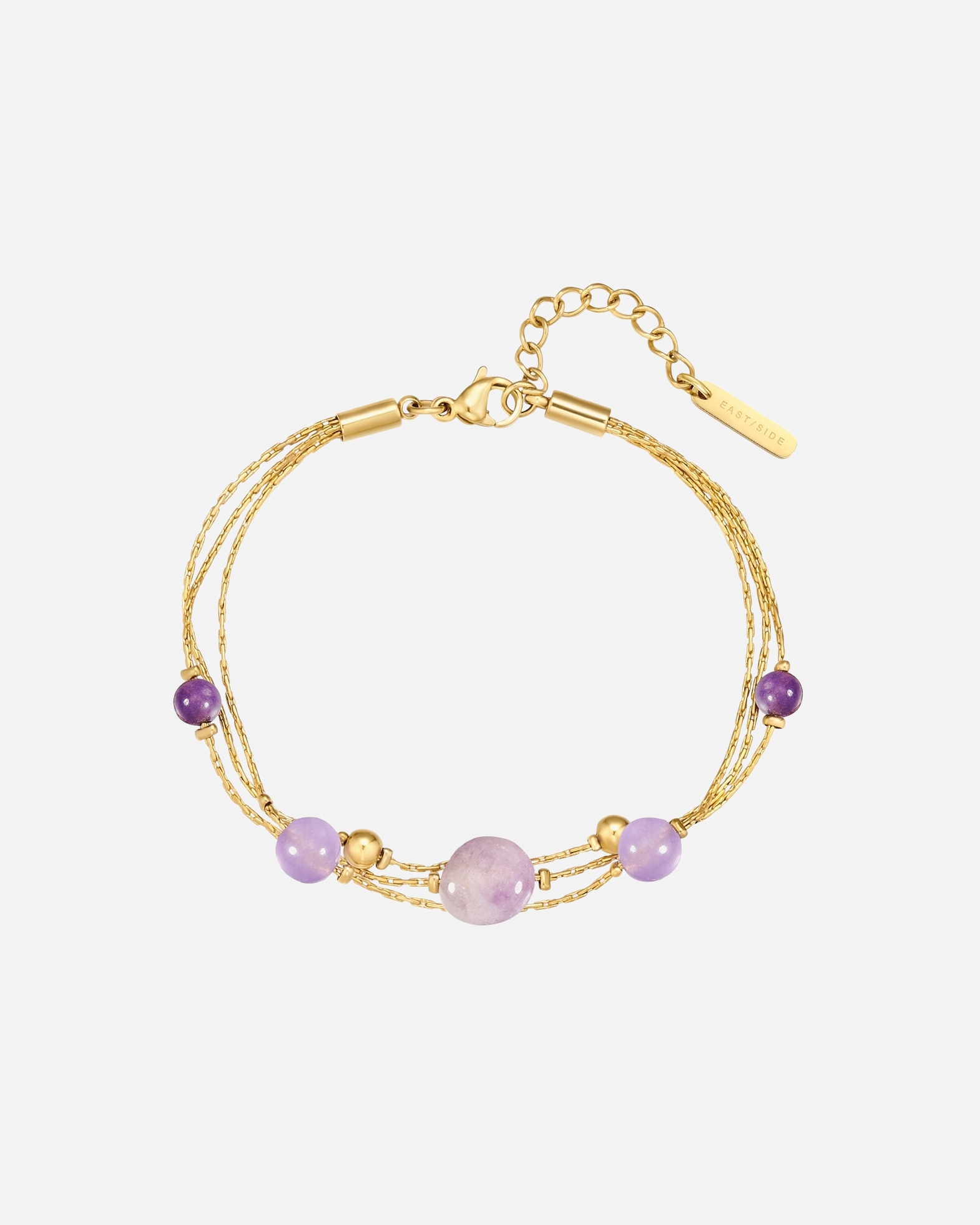 Bransoletka dla Kobieta Bransoletka Stal nierdzewna Żółte złoto 17,0 cm Basislänge + 3,0 cm Verlängerung