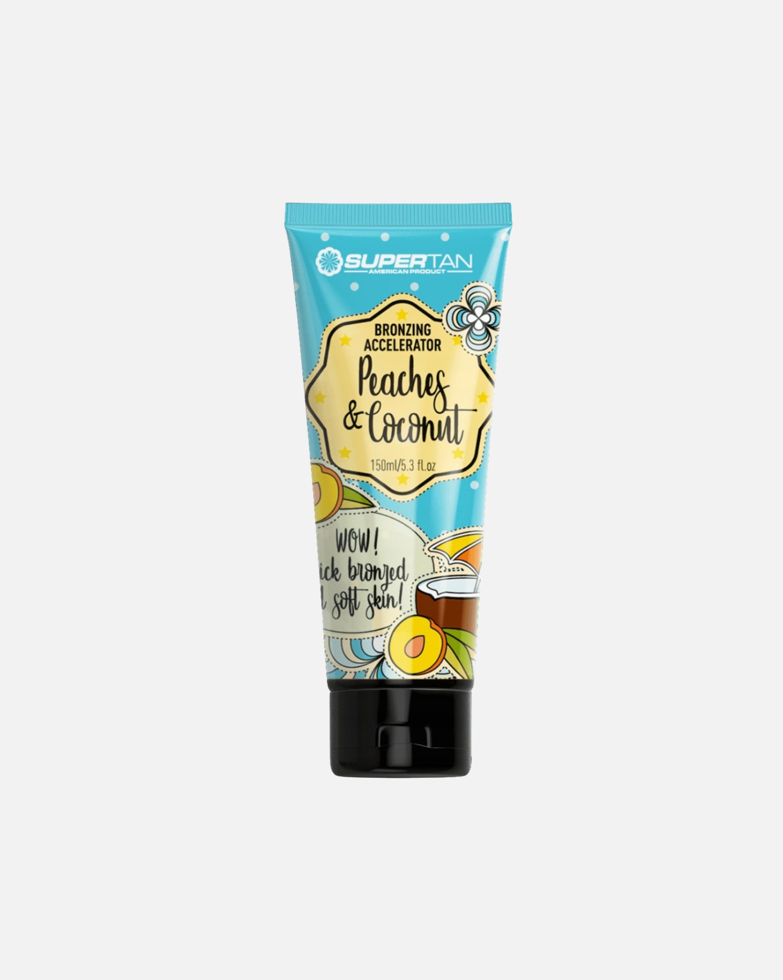 Samoopalacz dla Unisex Supertan Default Brand Line Bronzer z przyspieszaczem do opalania kokosowo ananasowy 150 ml