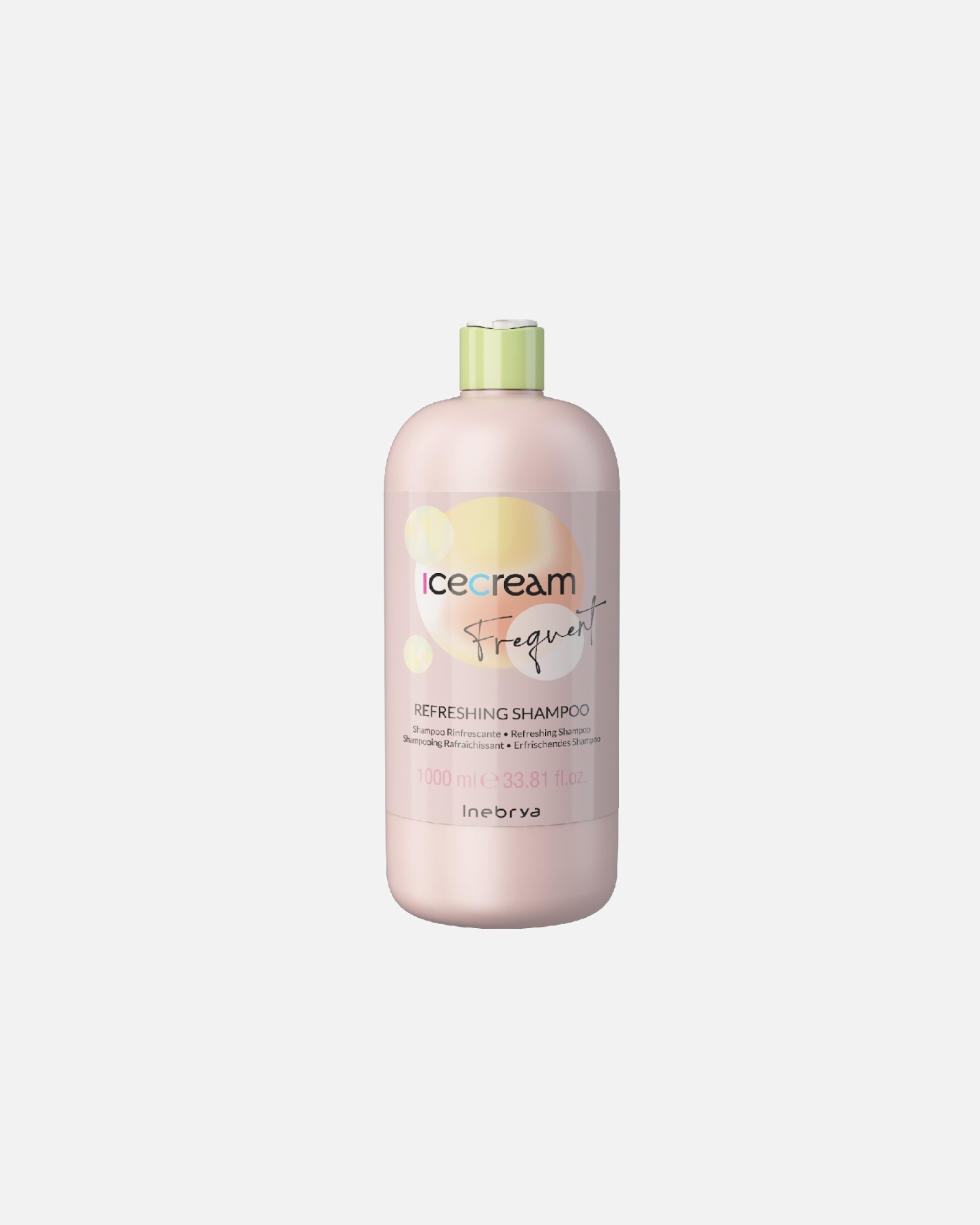 Szampon do włosów dla Kobieta Inebrya Ice Cream Frequent - gama delikatnych produktów do codziennego stosowania 1000 ml