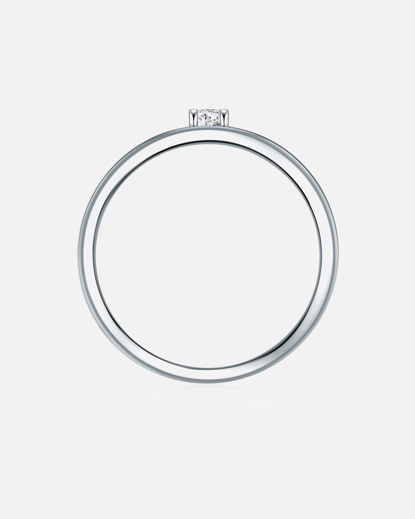 Pierścionek dla Kobieta Rafaela Donata Srebrny pierścionek srebro wysokiej próby Cyrkonia srebrny 52