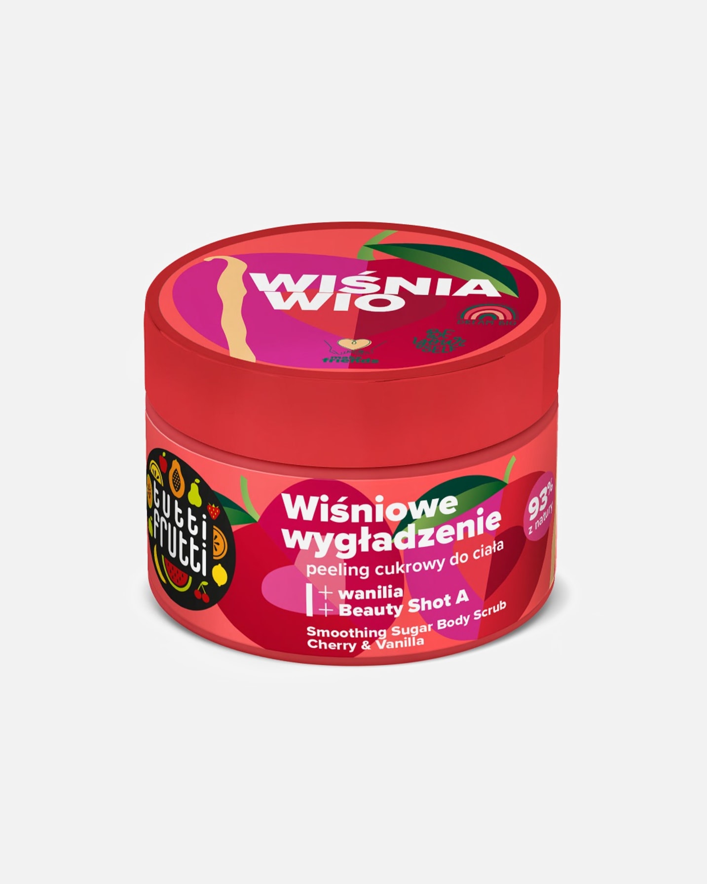 Peeling do ciała dla Kobieta Farmona Tutti Frutti - Wiśnia i Wanilia + Beauty Shot A 300 g