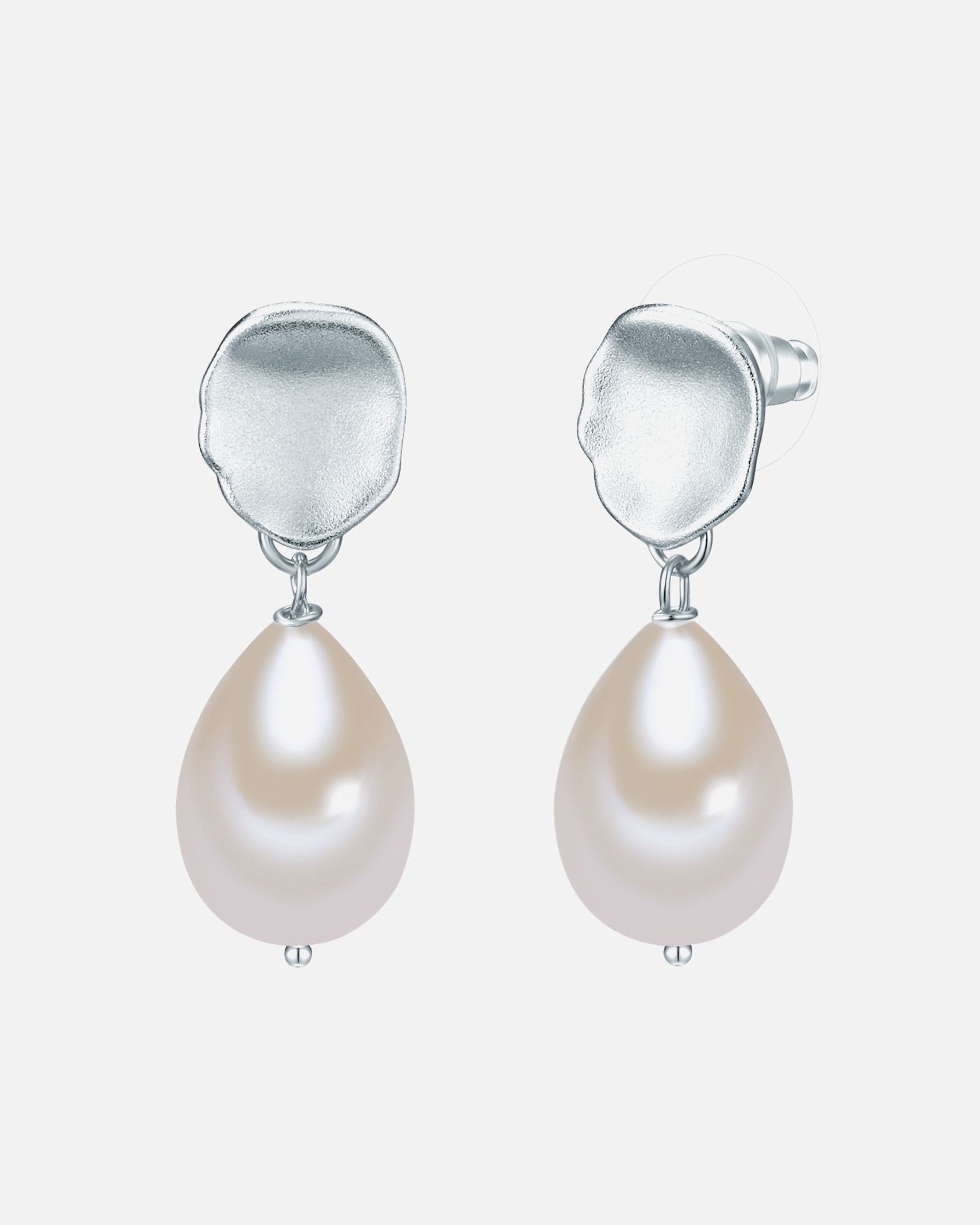 Kolczyki dla Kobieta Lulu & Jane Kolczyki Stop metali Srebrny 33,7 mm