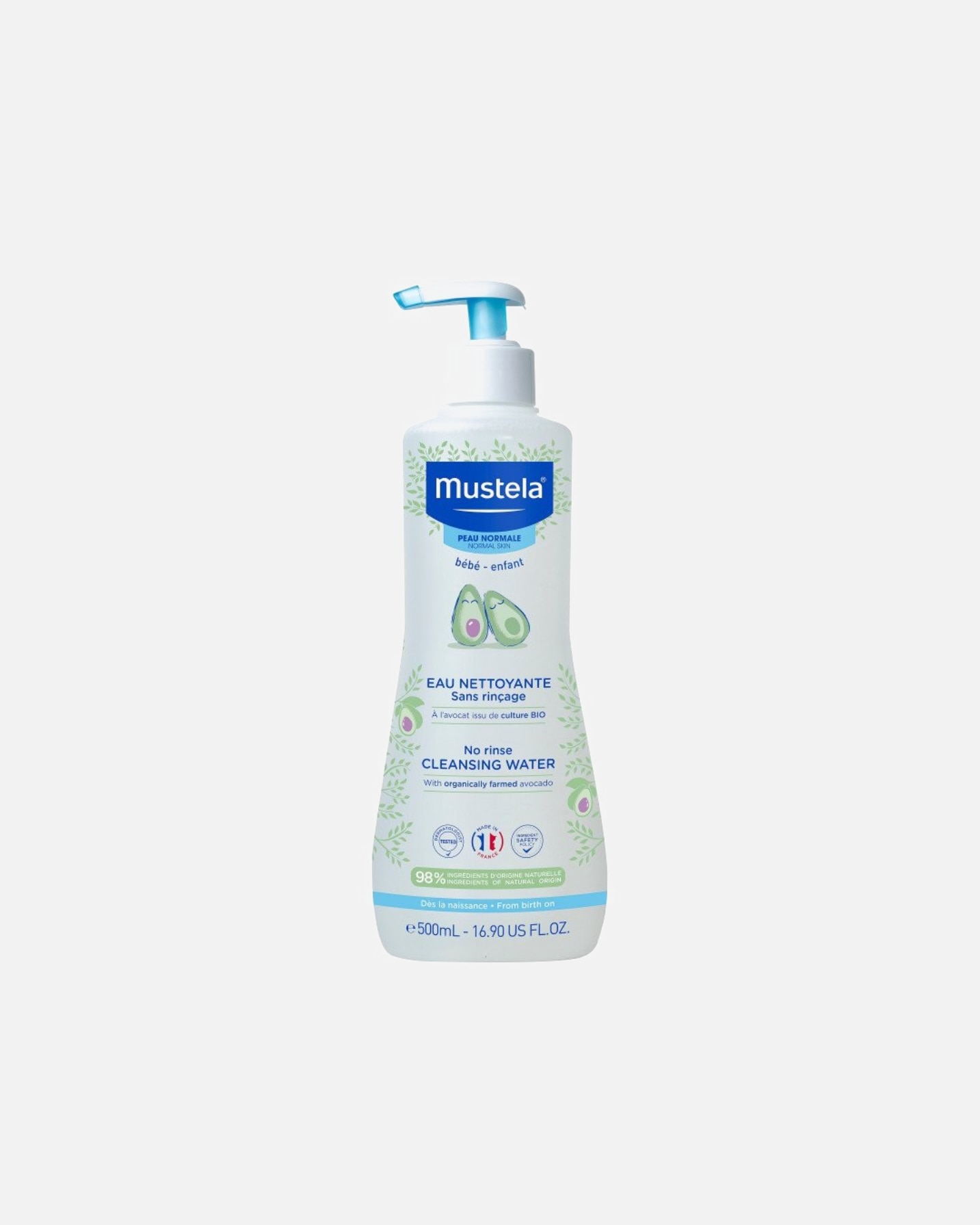 Woda do ciała dla Unisex Mustela Normal Skin 500 ml