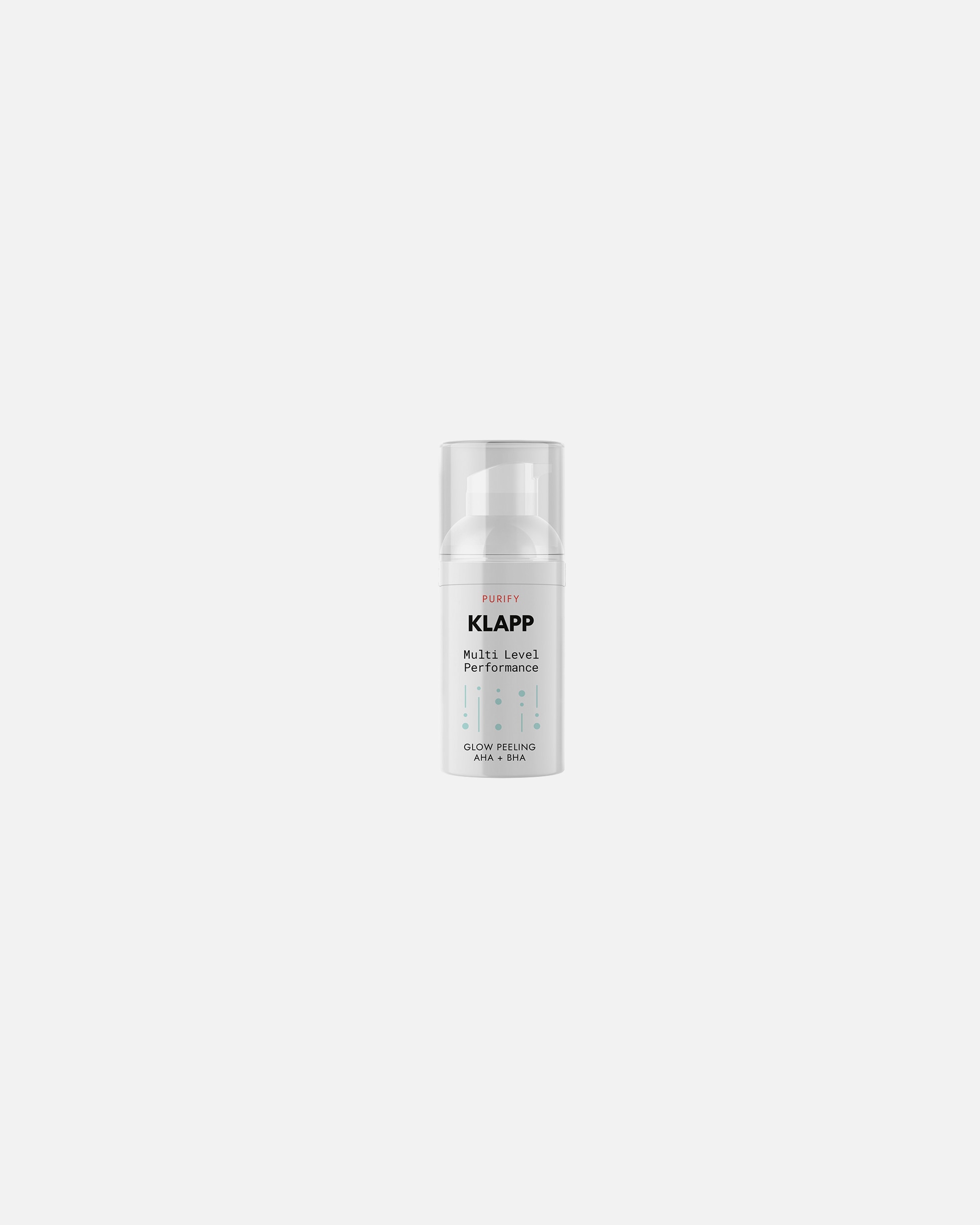 Peeling do twarzy dla Unisex Klapp Glow Peeling AHA + BHA 30 ml