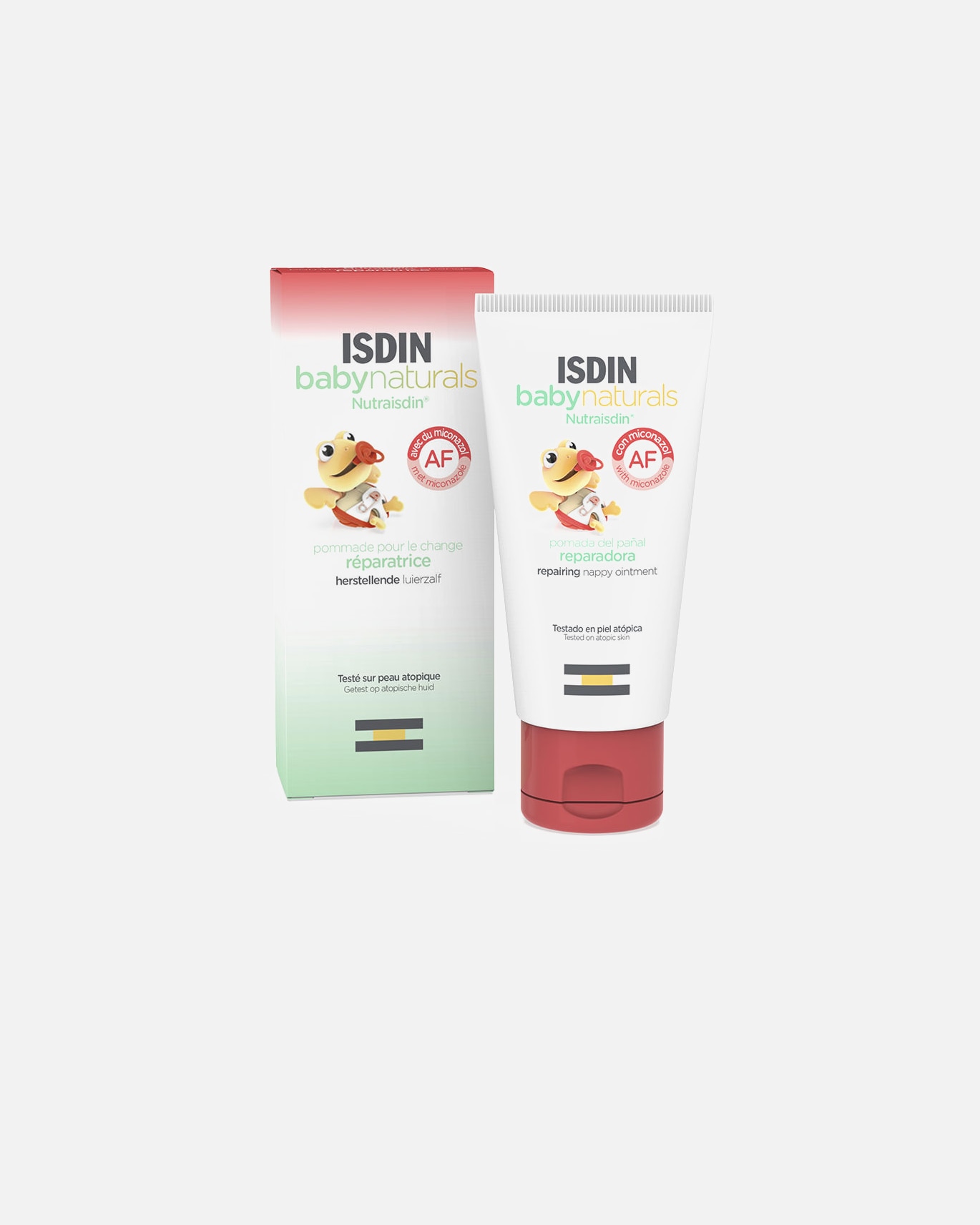 Krem dla dzieci dla Unisex ISDIN BABY NATURALS reparing nappy ointment AF 50 ml