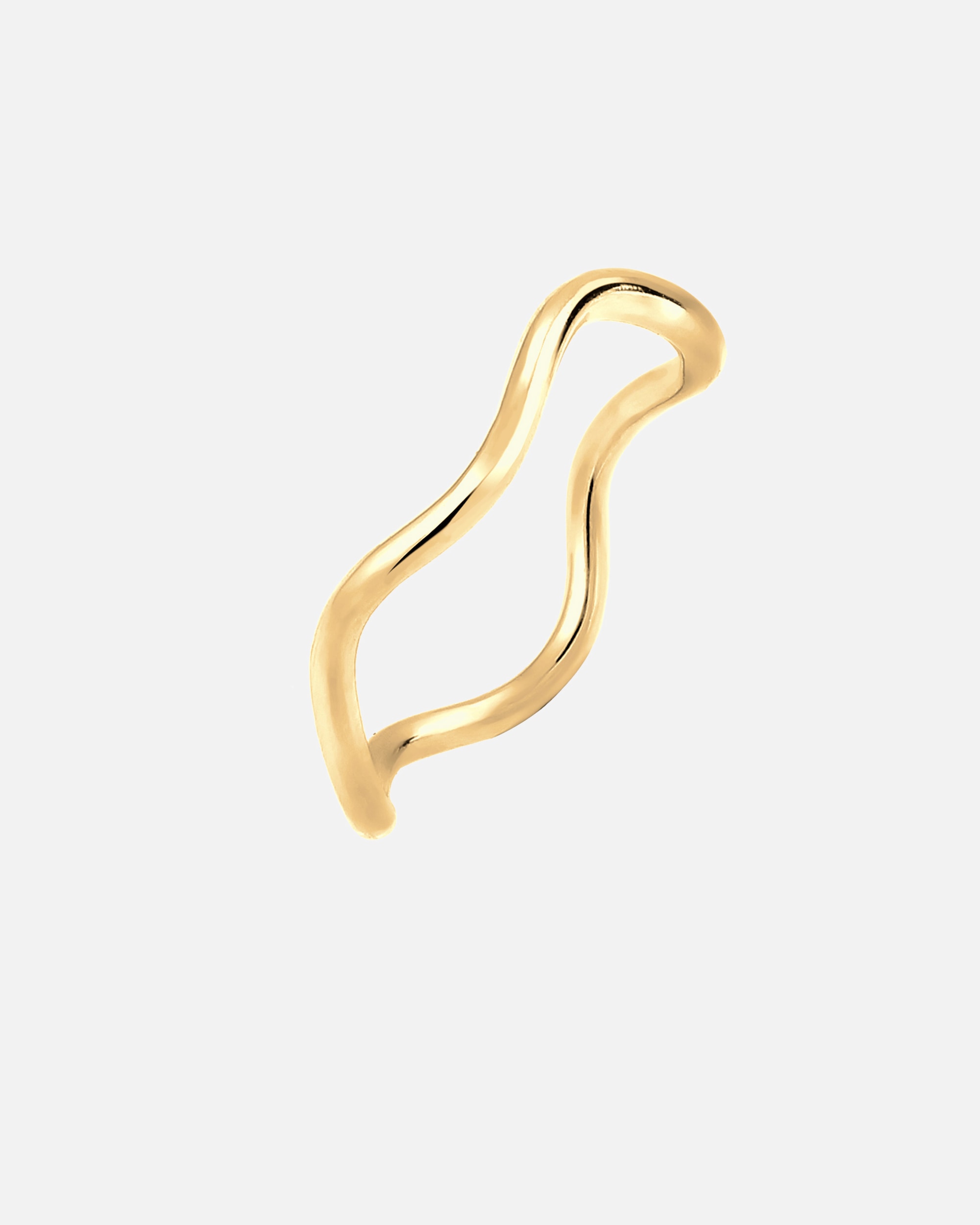 Pierścionek dla Kobieta Elli Damskie fale Minimal Geo Trend w srebrze próby 925 Sterling Silver 54