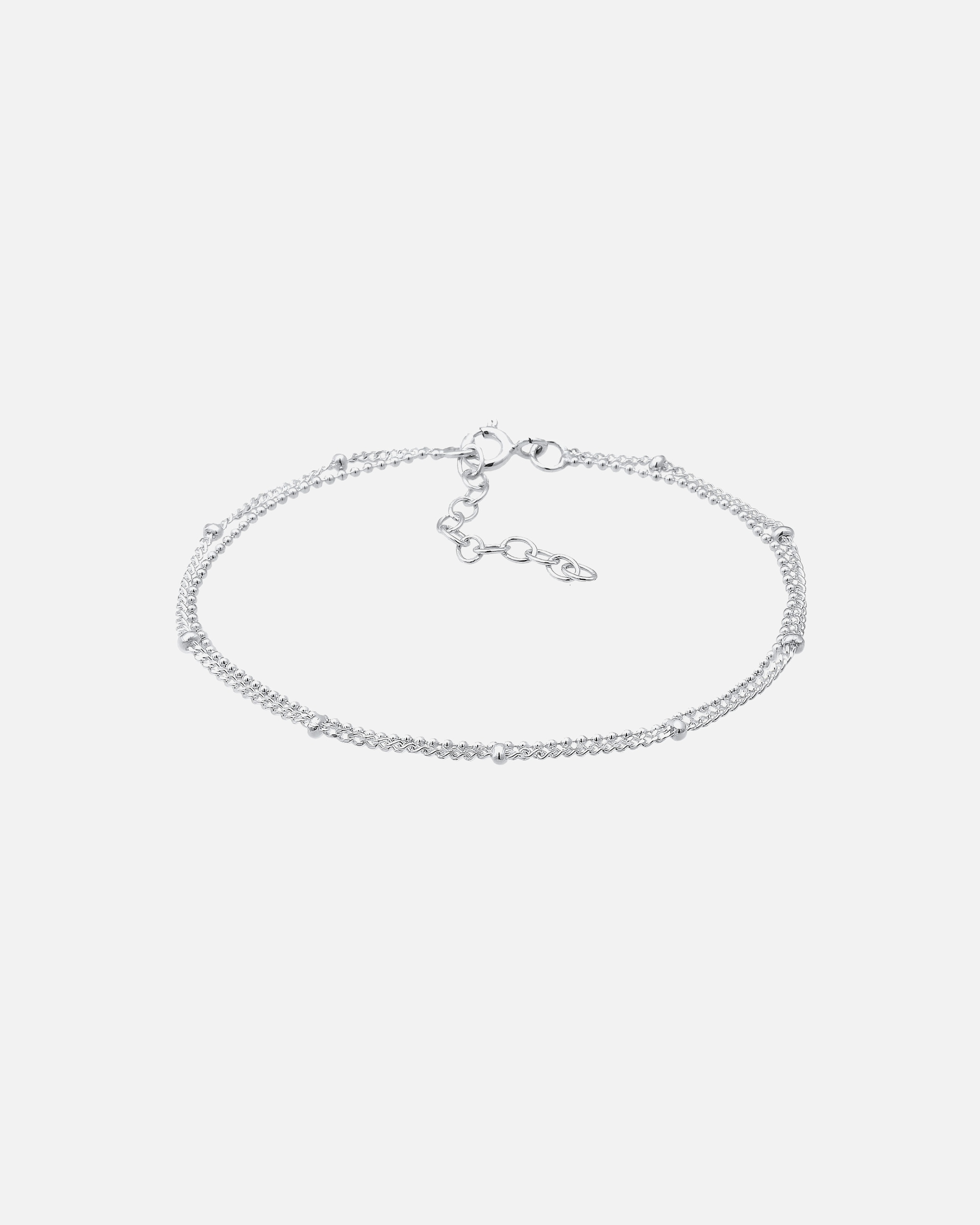 Bransoletka dla Kobieta Elli Damski Basic warstwowy łańcuch Balls Trend Geo ze srebra próby 925 Sterling Silver 16