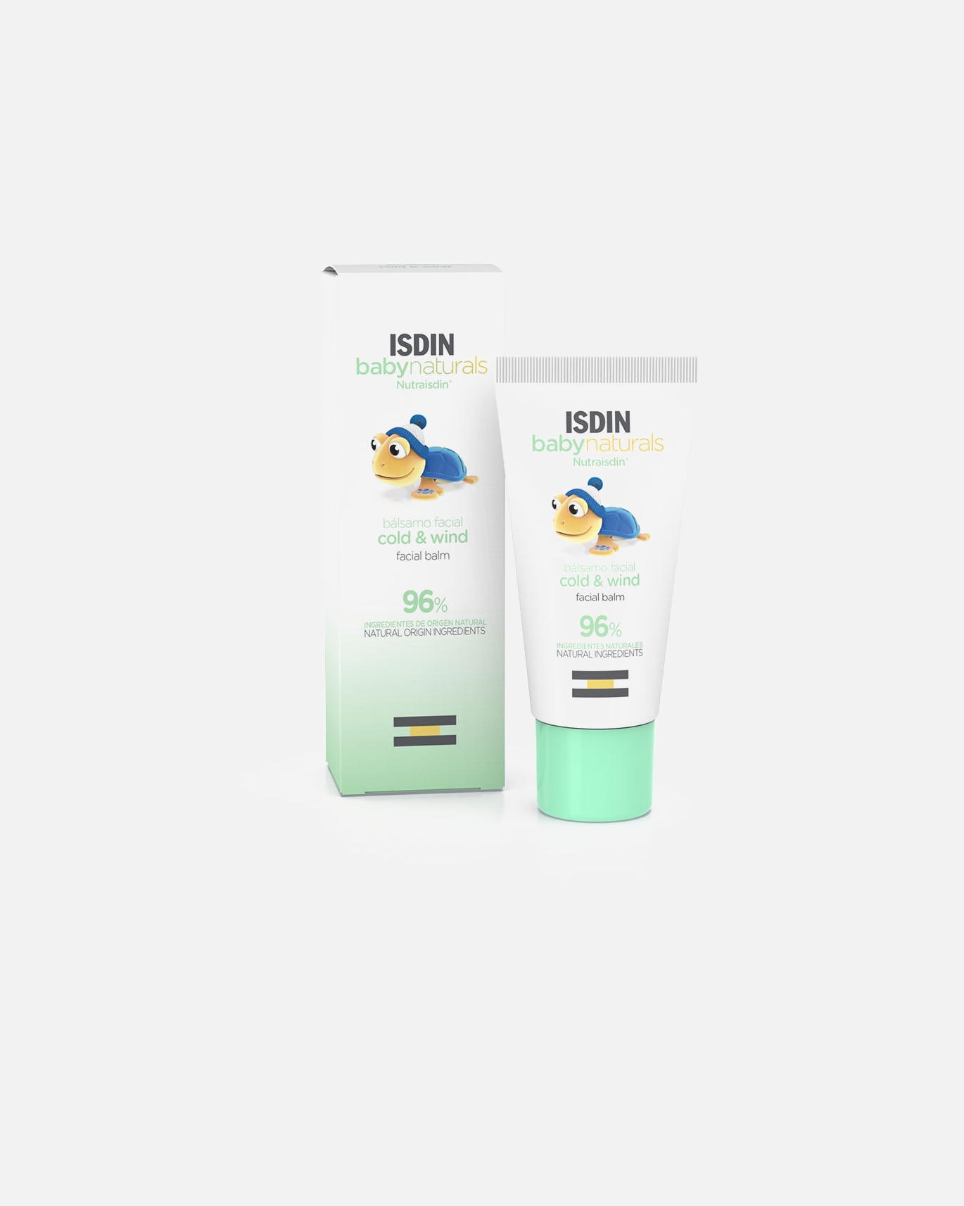 Krem dla dzieci dla Unisex ISDIN BABY NATURALS cold & wind facial balm 30 ml