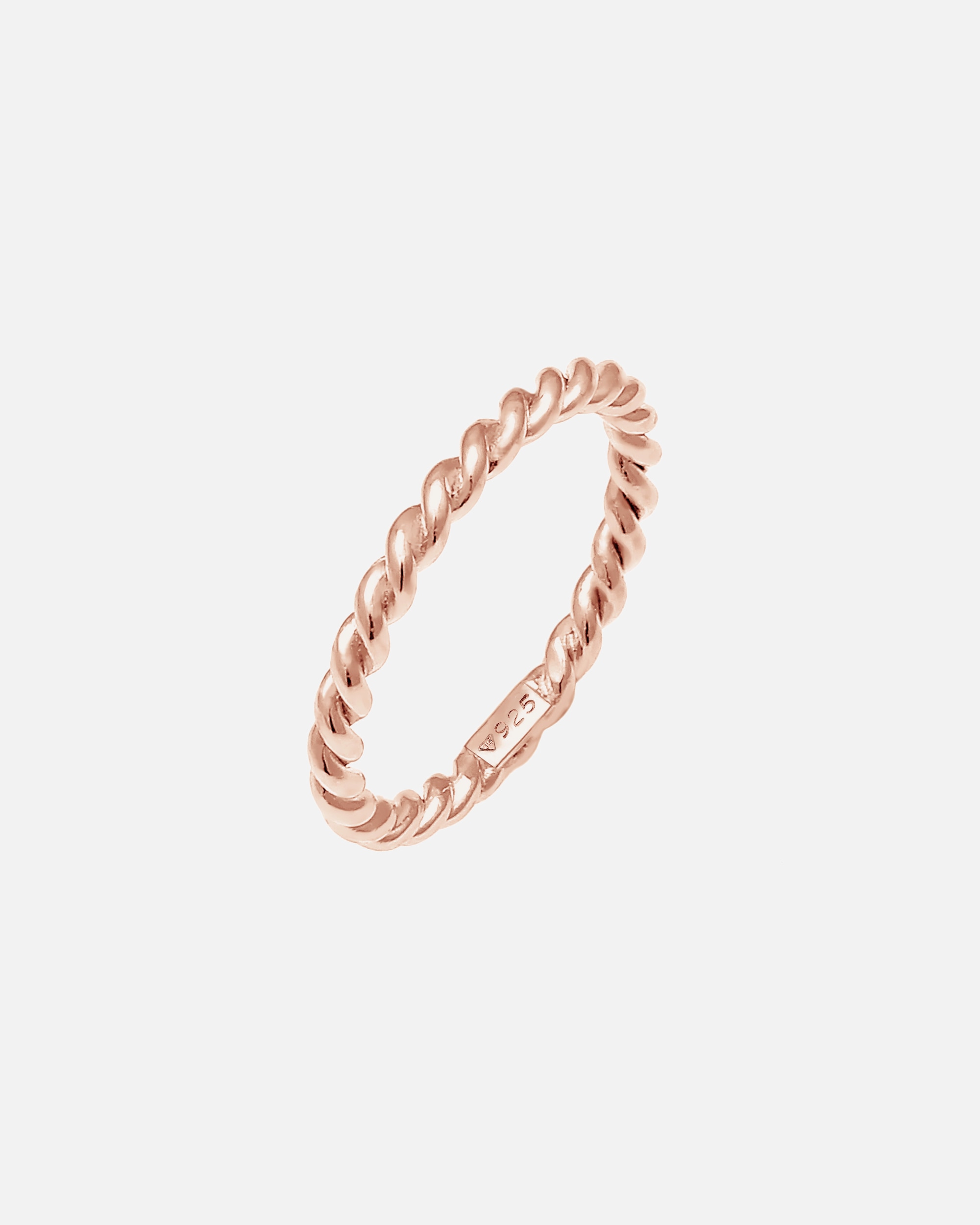 Pierścionek dla Kobieta Nenalina Ladies Twisted Basic Plain Trend w srebrze 925 Sterling Silver 54