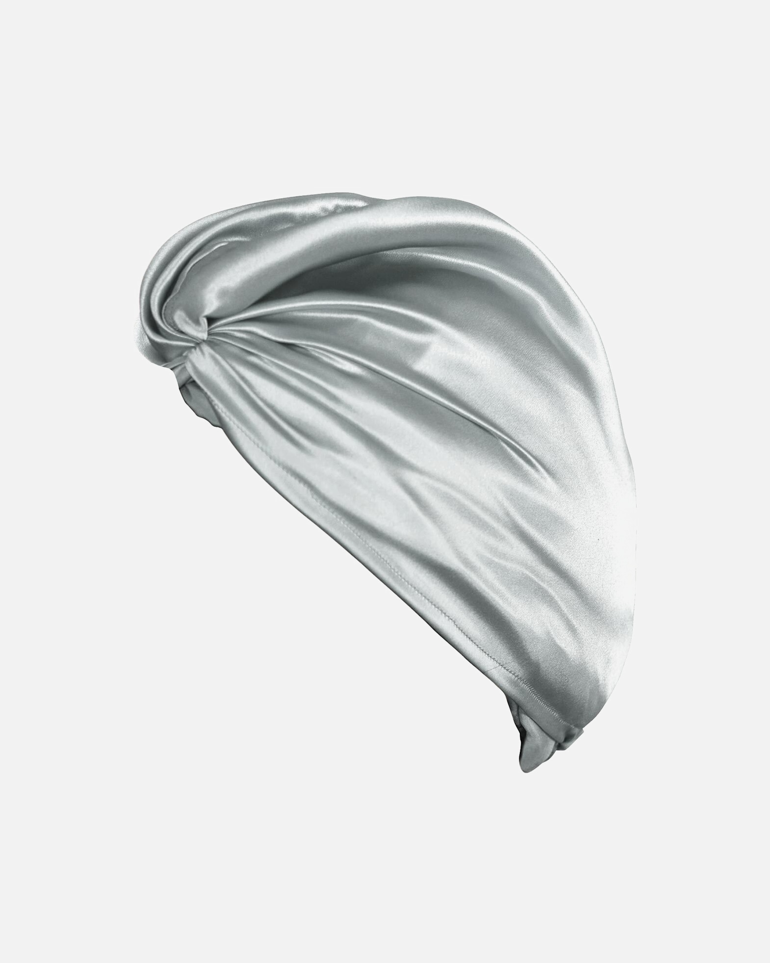 Opaska do włosów dla Unisex Holistic Silk Pure Mulberry Silk Hair Turban Silver