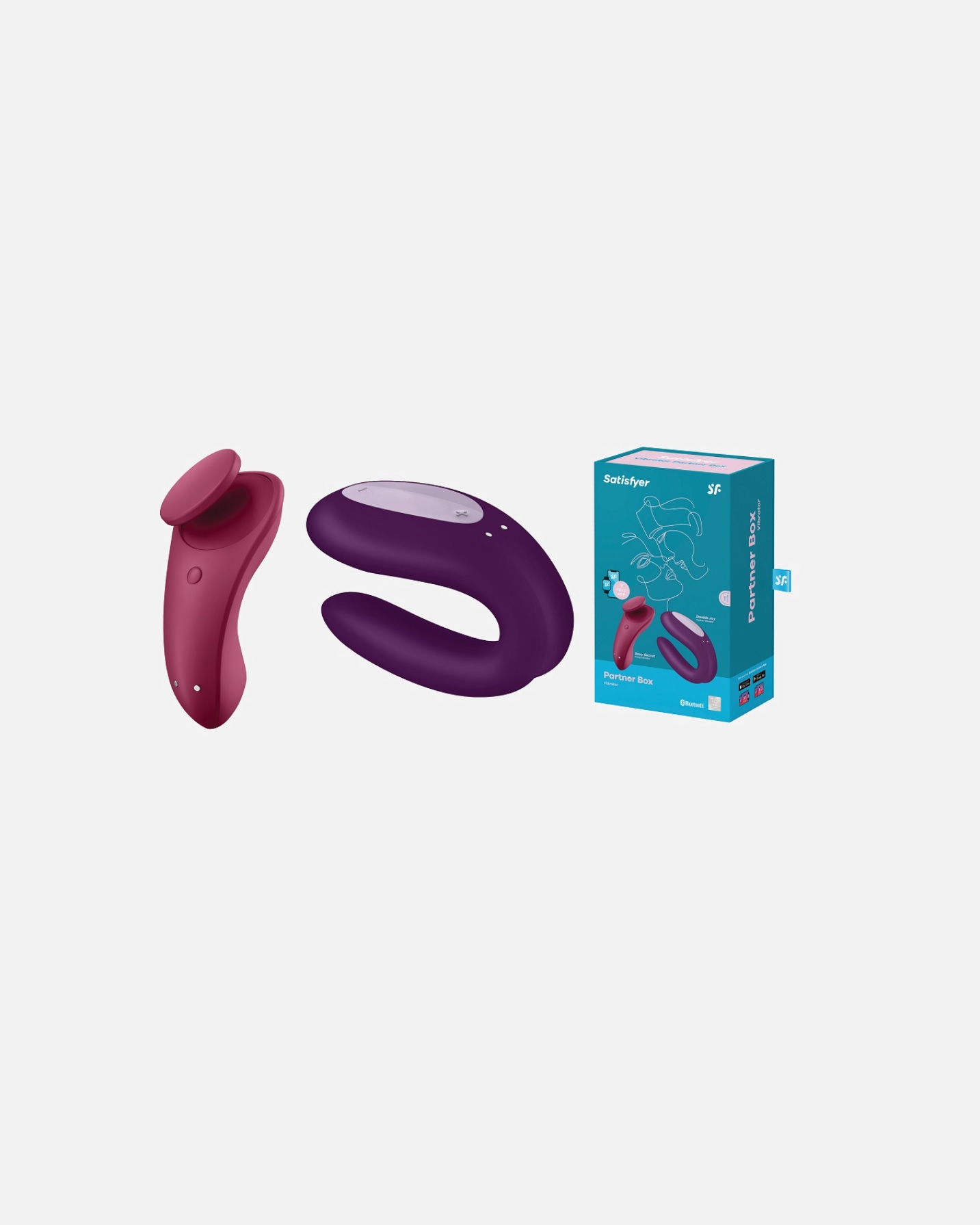 Wibrator dla Unisex Satisfyer Partner Box 2 szt