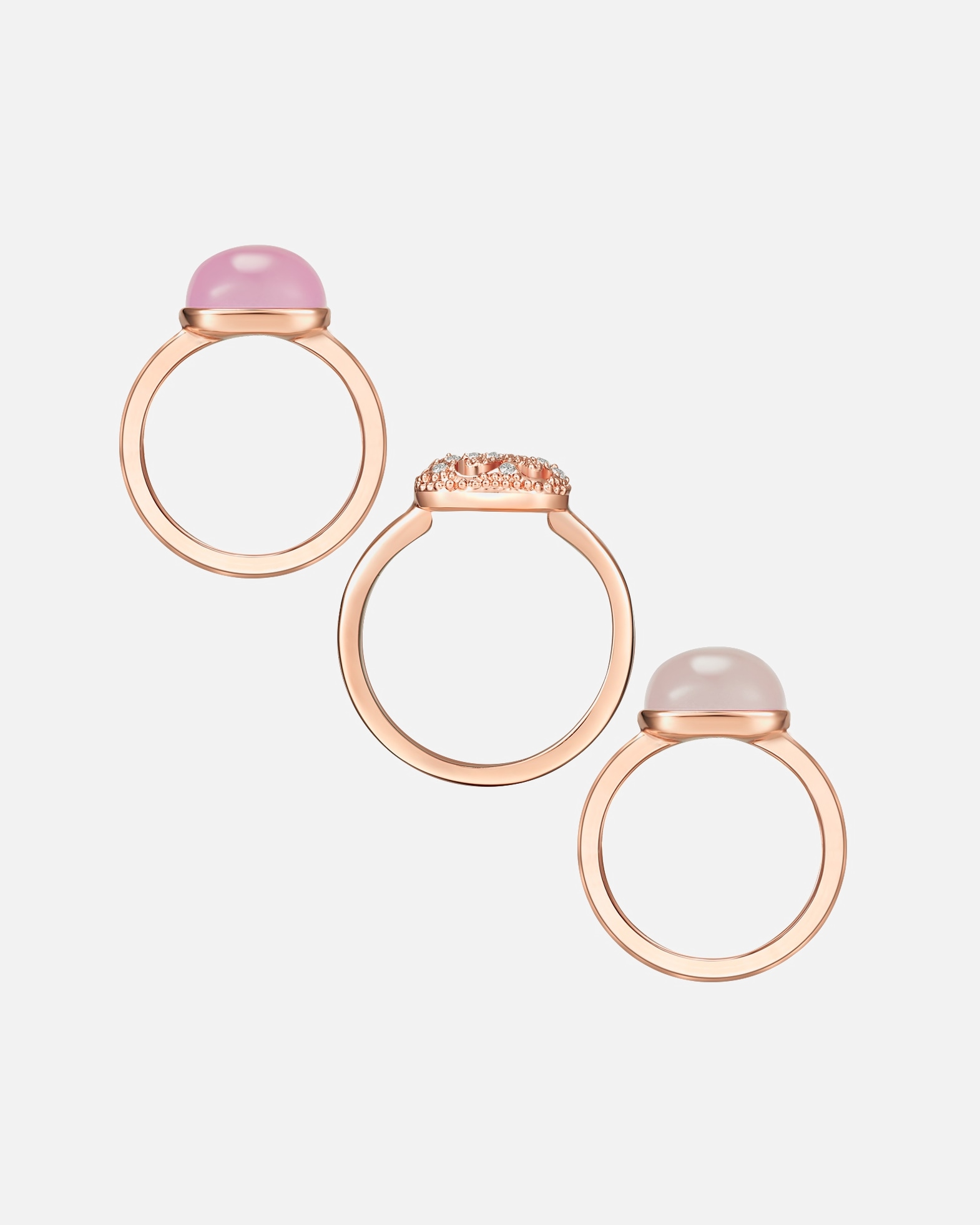 Pierścionek dla Kobieta Lulu & Jane Stop metali Zdobienie kryształkami Swarovski® 56