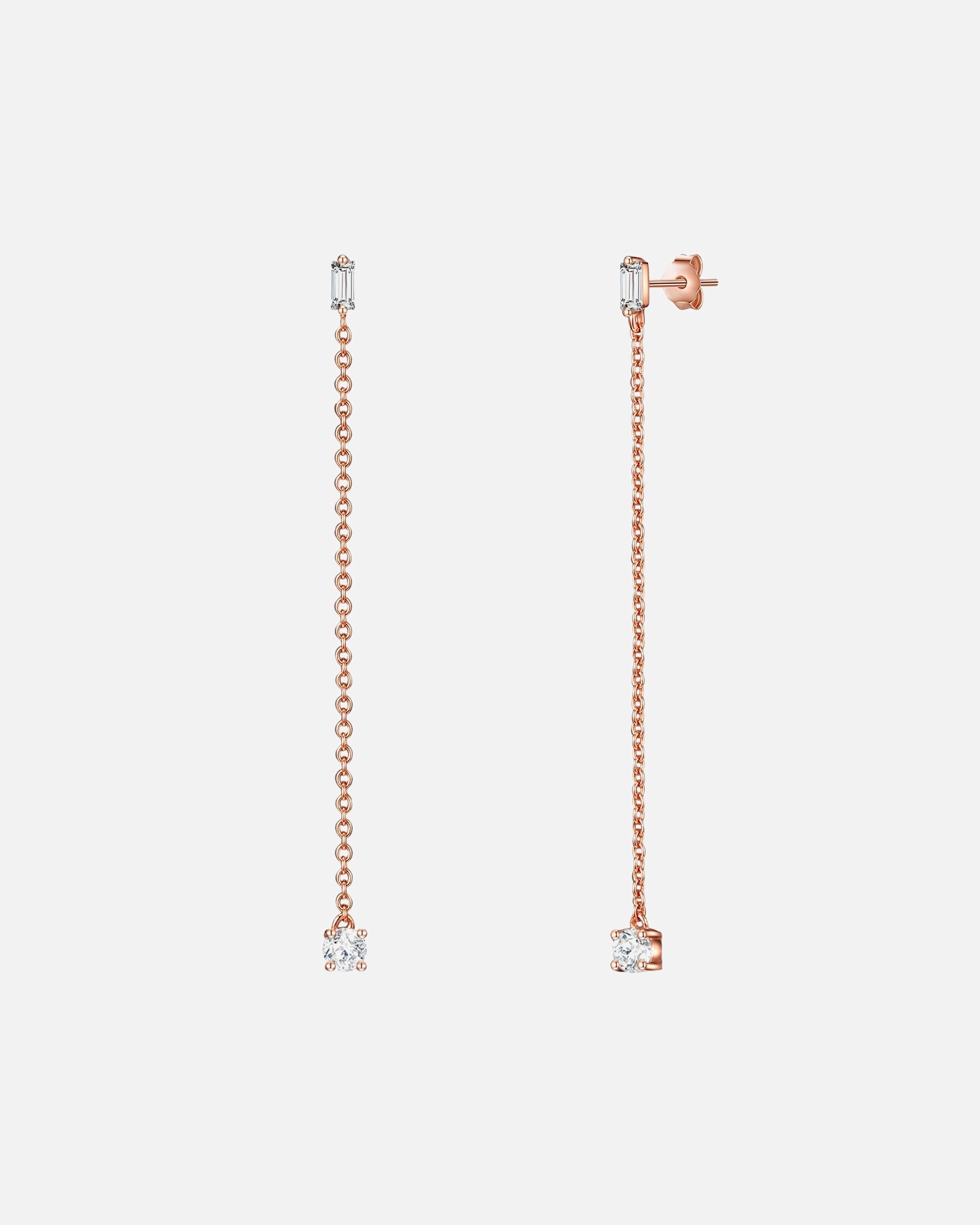 Kolczyki dla Kobieta Glanzstücke München Kolczyki wiszące srebrne srebro wysokiej próby Cyrkonia srebrny 62,0 mm