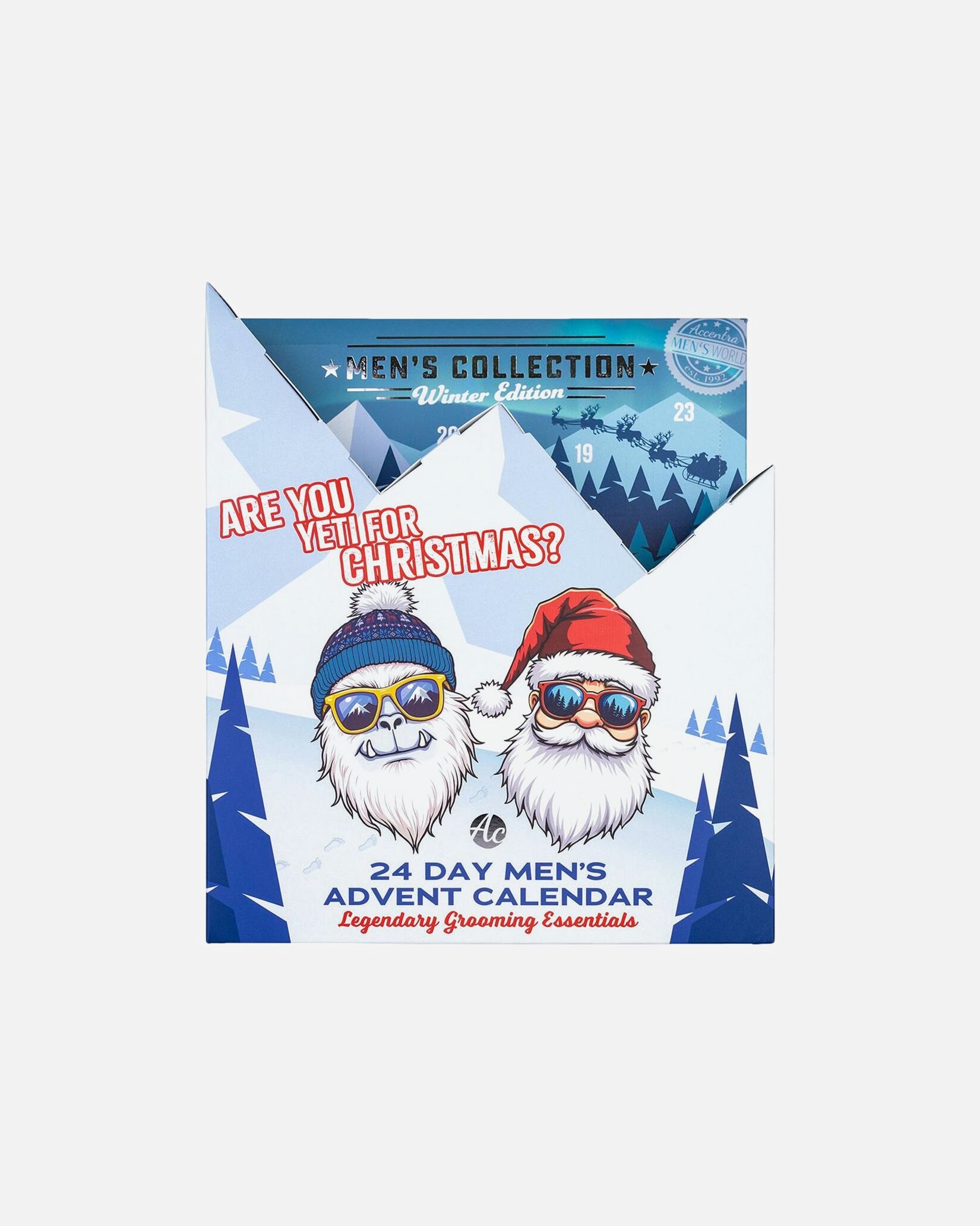 Kalendarz adwentowy dla Unisex Accentra Kalendarz adwentowy KOLEKCJA MĘSKA EDYCJA ZIMOWA 1 sztuka