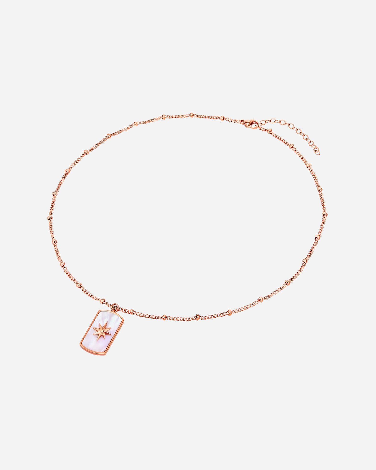 Naszyjnik dla Kobieta Valero Pearls Stal nierdzewna Masa perłowa 45,0 cm Basiskette + 5,0 cm Verlängerung