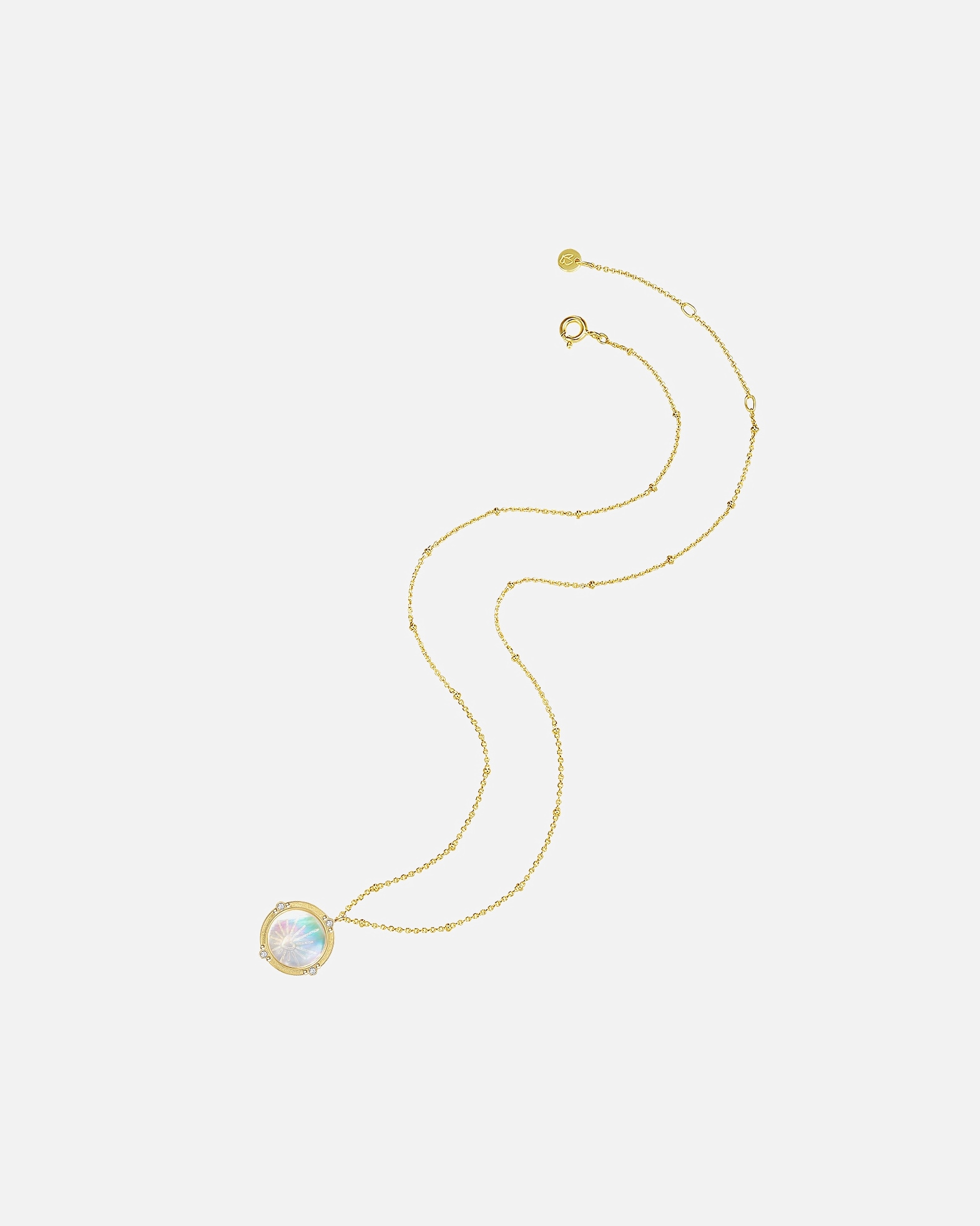 Naszyjnik dla Kobieta Glanzstücke München Naszyjnik srebrny srebro wysokiej próby Cyrkonia Masa perłowa żółte złoto 43,0 cm Basiskette + 5,0 cm Verlängerung