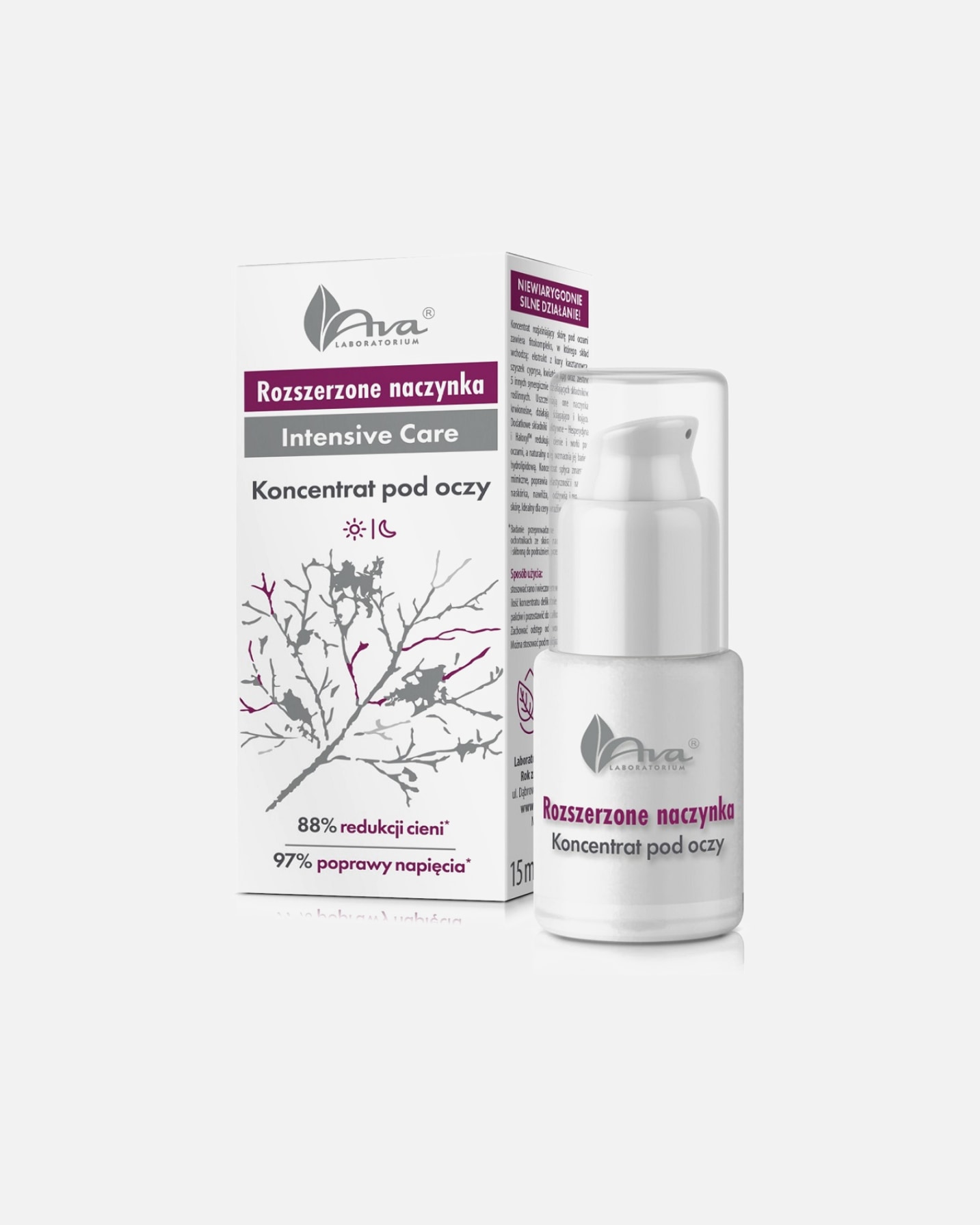 Krem do twarzy dla Kobieta Ava laboratorium Rozszerzone Naczynka 15 ml