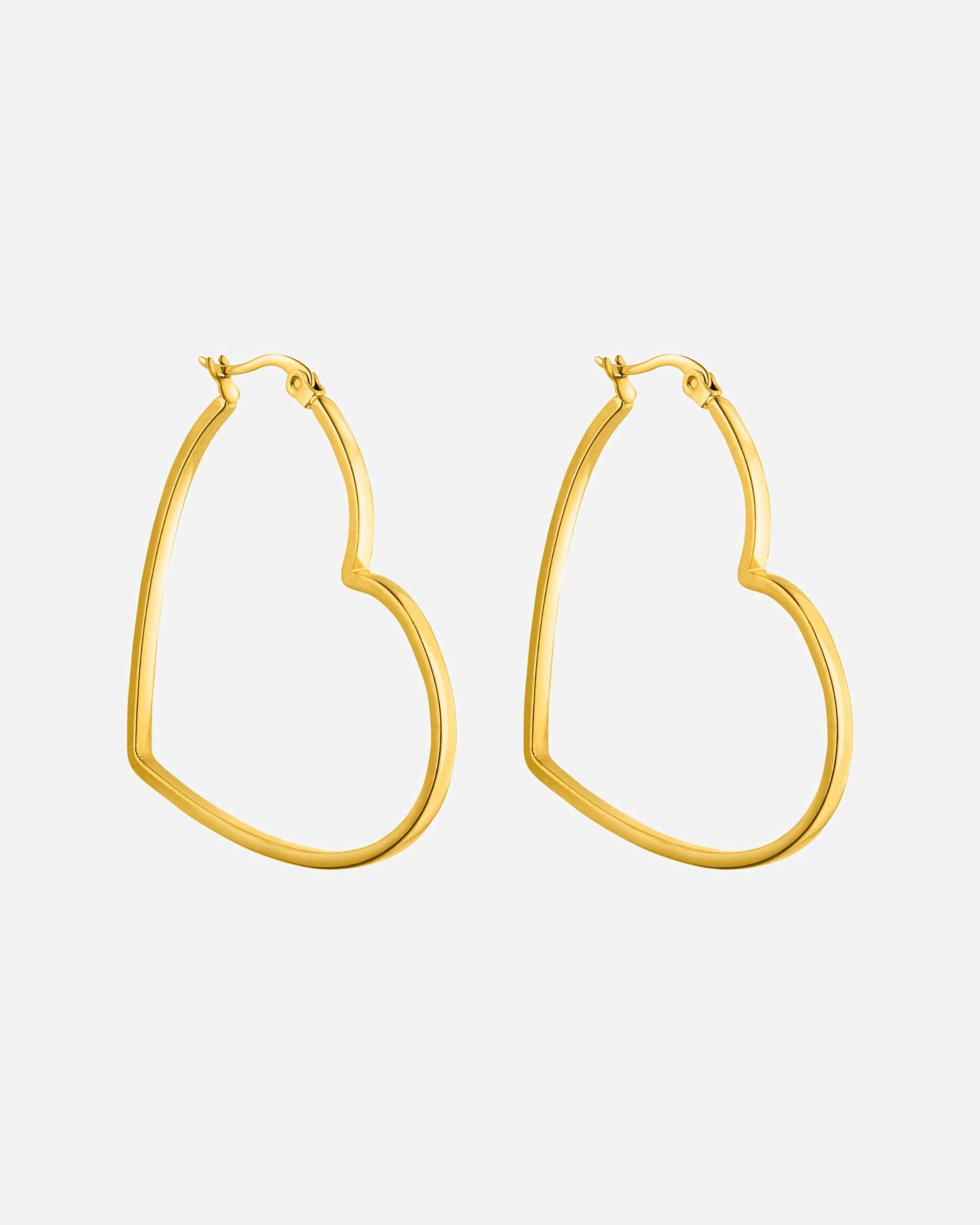 Kolczyki dla Kobieta Purelei Purelei Kolczyki kółka Big Love Złoto