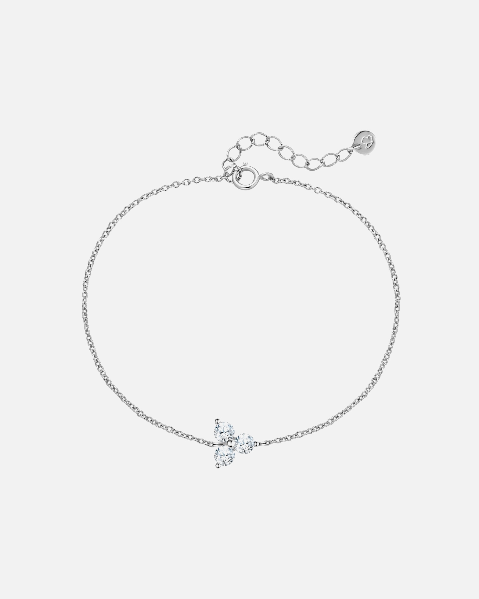 Bransoletka dla Kobieta Bransoletka z Srebro wysokiej próby w Srebrny 17,0 cm Basislänge + 3,0 cm Verlängerung