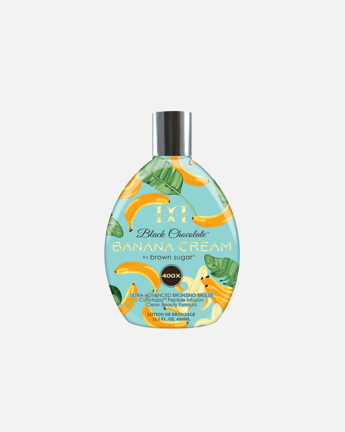 Samoopalacz dla Unisex Brown Sugar Default Brand Line Ultraciemny bronzer do opalania z bananem i peptydami 400 ml