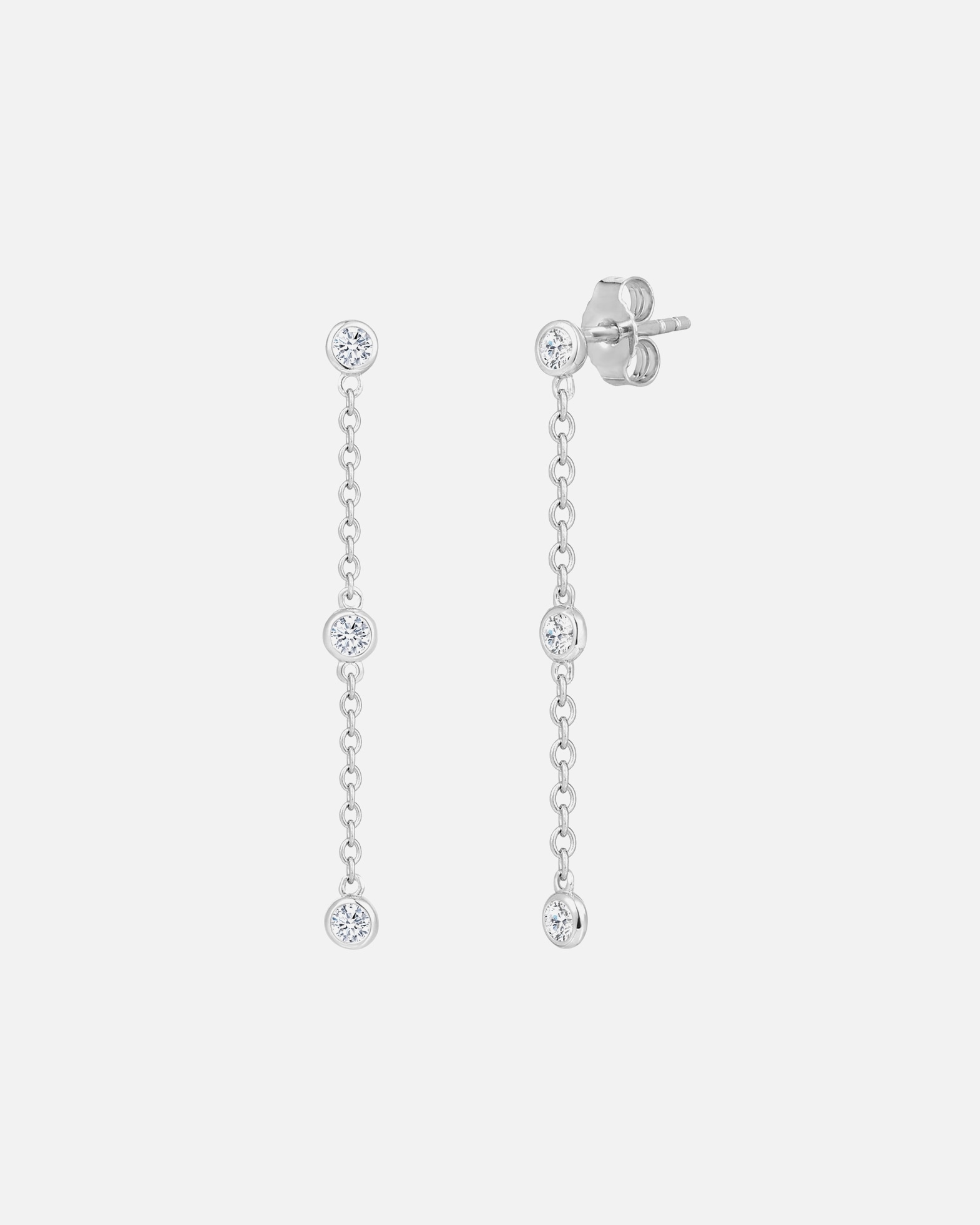 Kolczyki dla Kobieta Kolczyki z Srebro wysokiej próby w Srebrny 36,0 mm