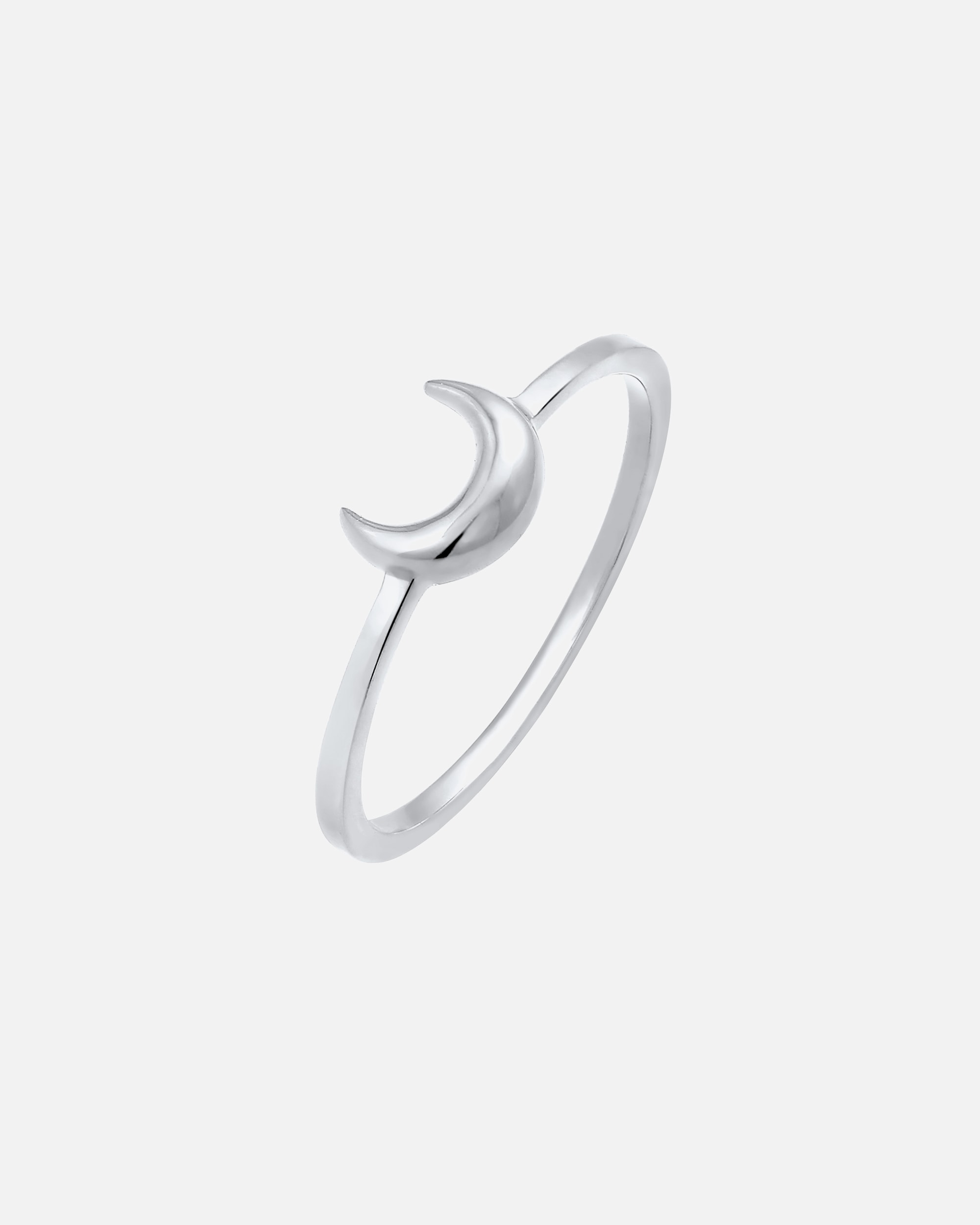 Pierścionek dla Kobieta Elli Damski półksiężyc Astro Basic Trend z pozłacanego srebra próby 925 Sterling Silver 52