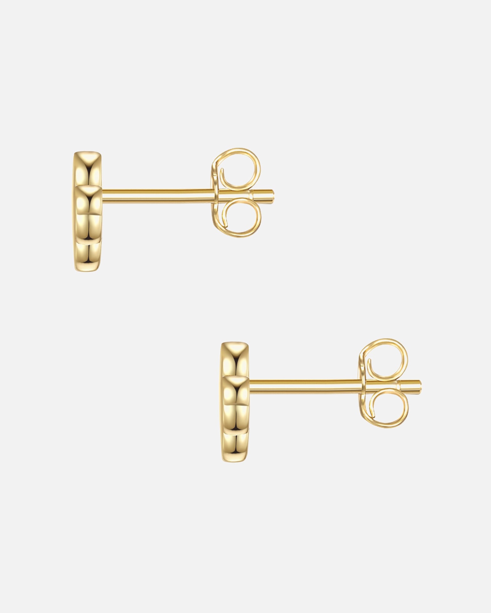 Kolczyki dla Kobieta Glanzstücke München Kolczyki Koniczynka z Srebro wysokiej próby w Żółte złoto 5,8 mm