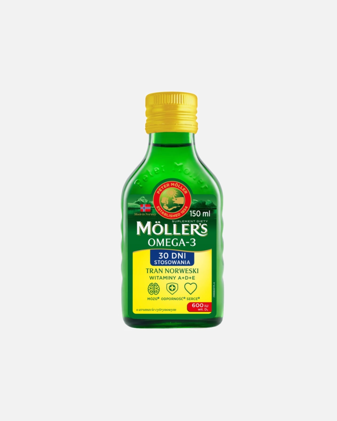 Witaminy dla Unisex MOLLER'S Tran cytrynowy 150 ml
