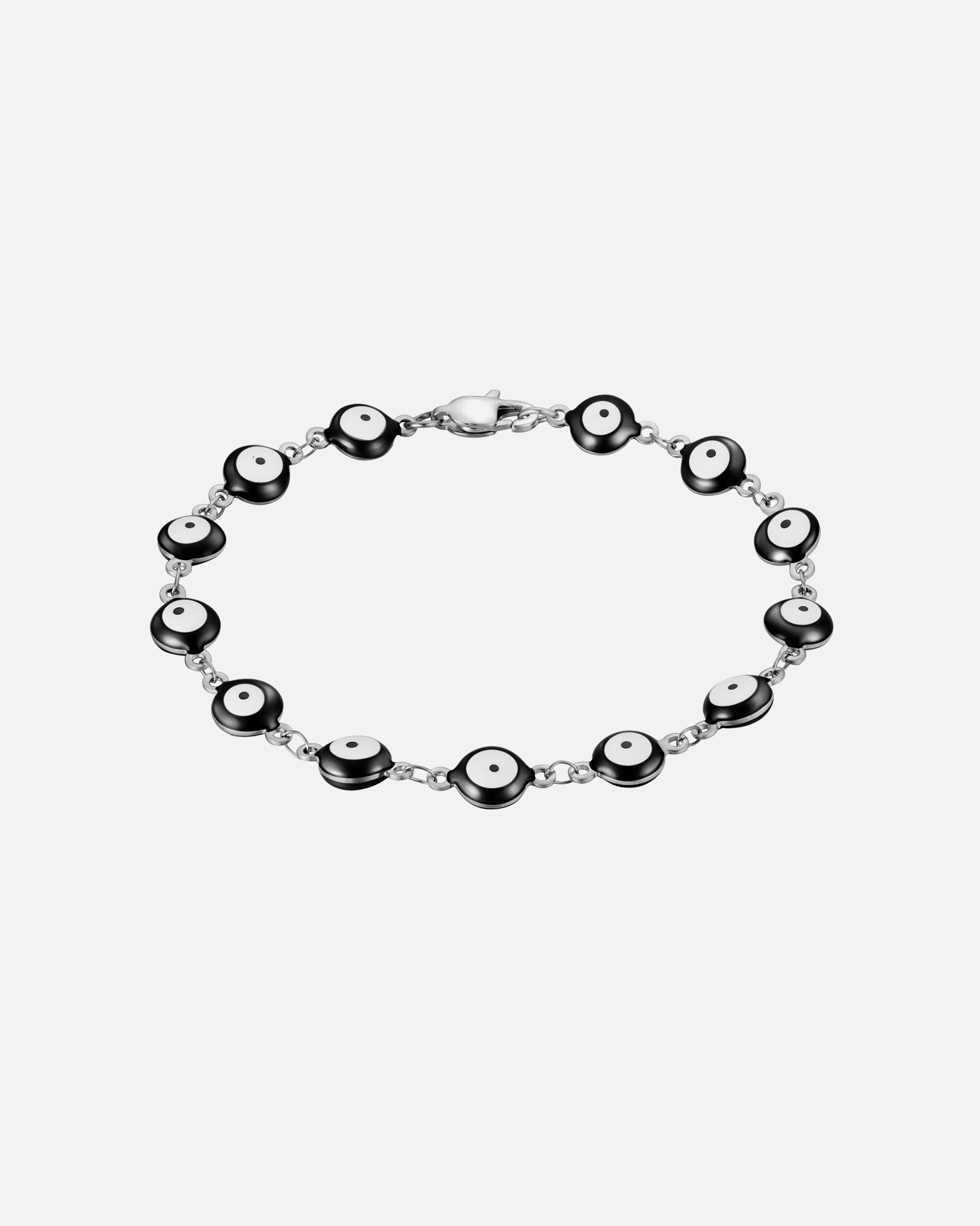 Bransoletka dla Mężczyzna True Rebels Bransoletka Allsehendes Auge ze Stali Nierdzewnej w srebrnym 21 cm