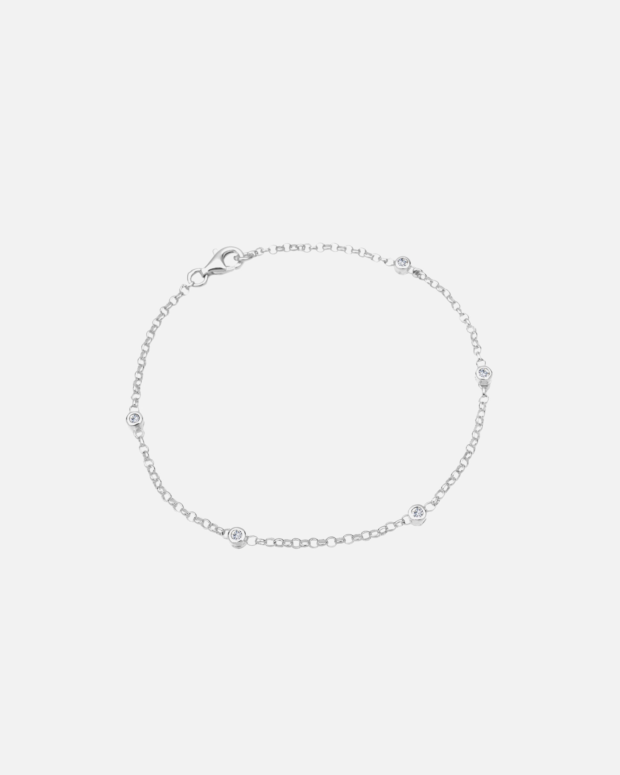 Bransoletka dla Kobieta Elli Damski zegarek Classic Basic z kryształkami ze srebra próby 925 18