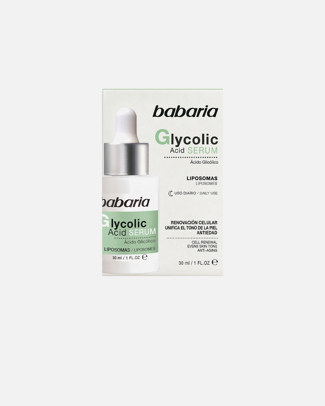 Glow Serum dla Kobieta Babaria GLYCOLIC ACID serum renovación celular 30 ml