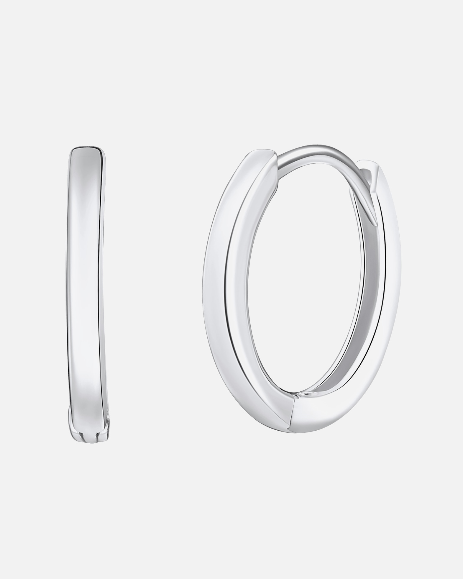 Kolczyki dla Kobieta Rafaela Donata Srebrne kolczyki kreole srebro wysokiej próby srebrny 15,0 mm