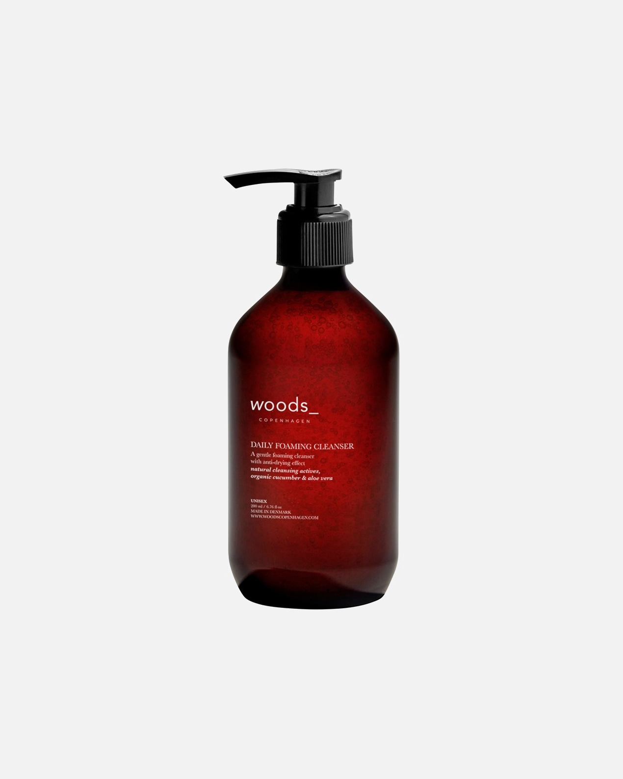Pianka do mycia twarzy dla Unisex Woods Copenhagen Default Brand Line Daily Foaming Cleanser 200 ml