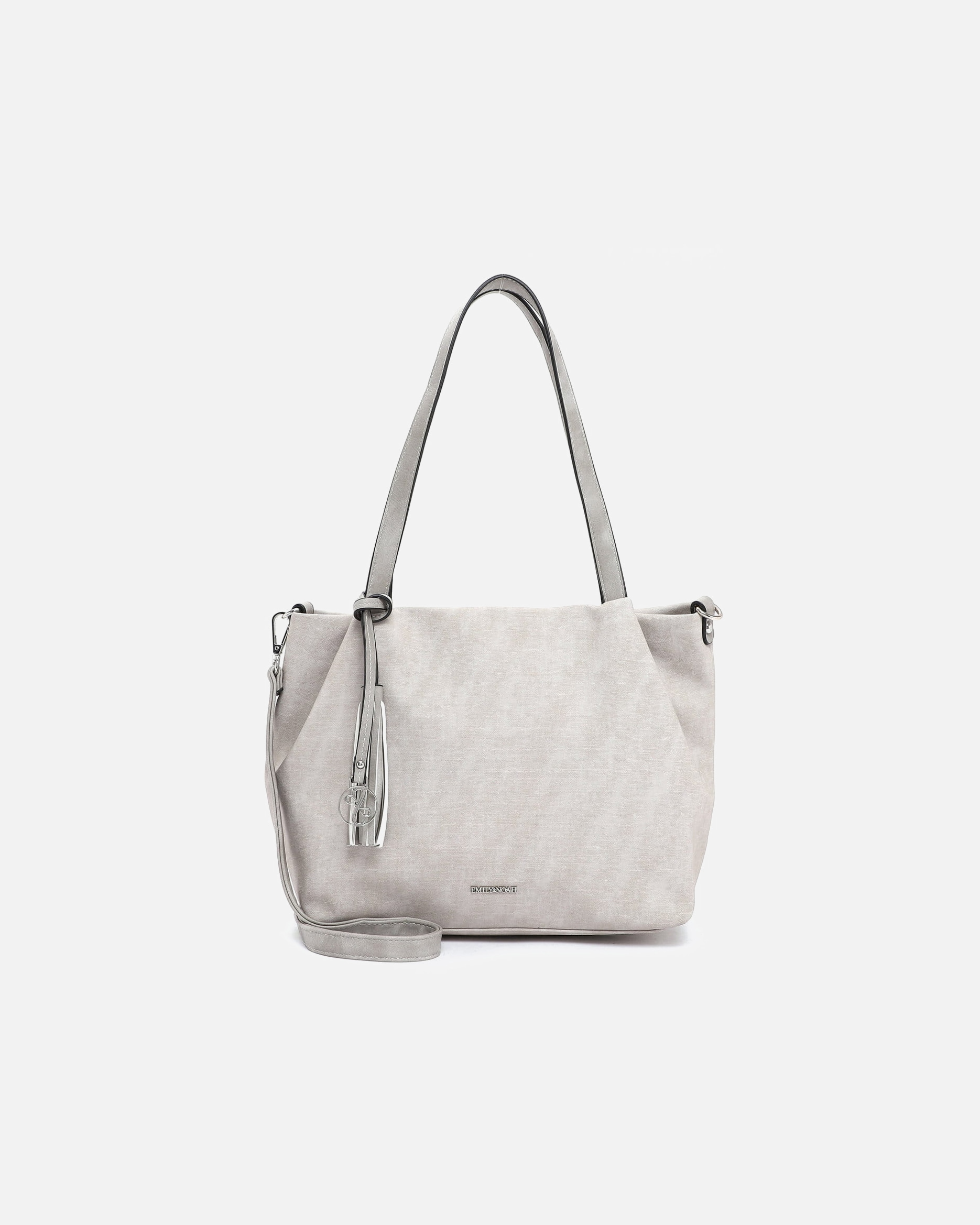 Torba dla Kobieta Emily & Noah Torebka Shopper E&N Elke Lightgrey